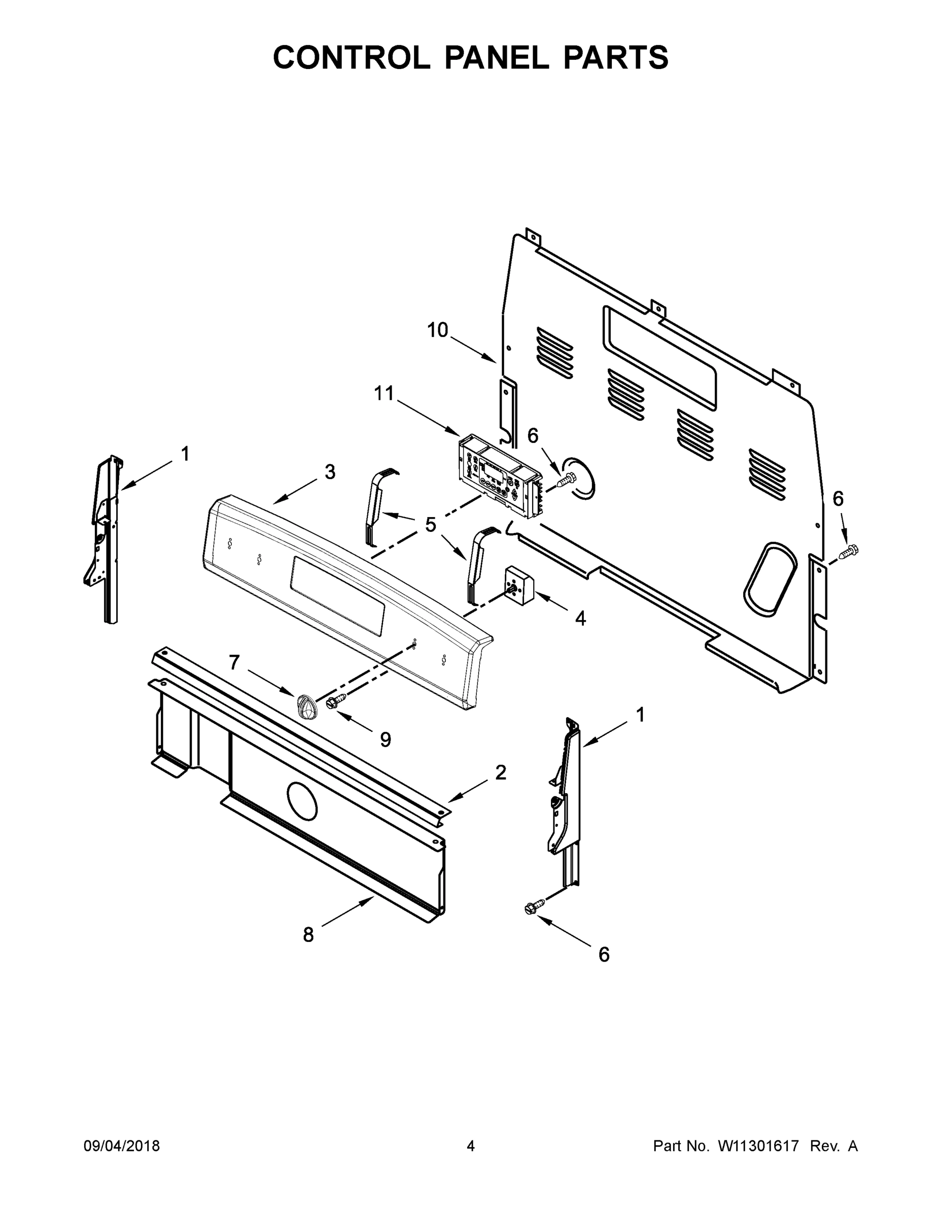 03 - CONTROL PANEL PARTS