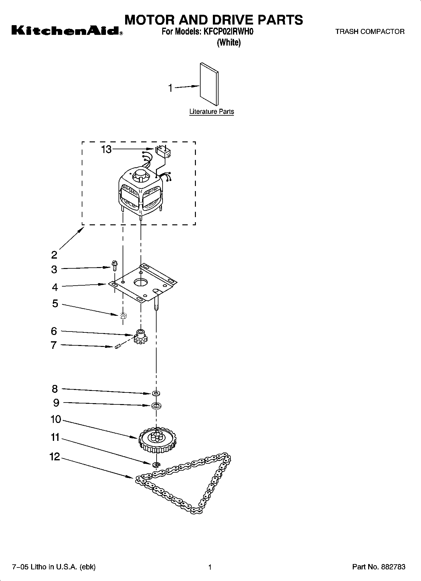 01 - MOTOR AND DRIVE PARTS