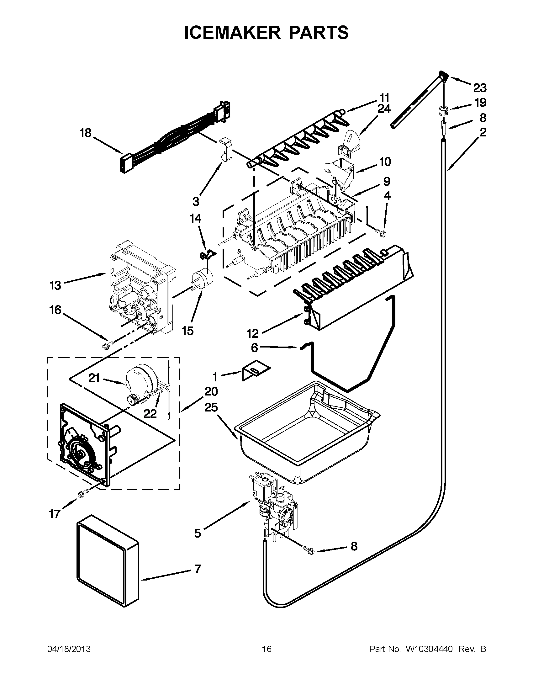 08 - ICEMAKER PARTS