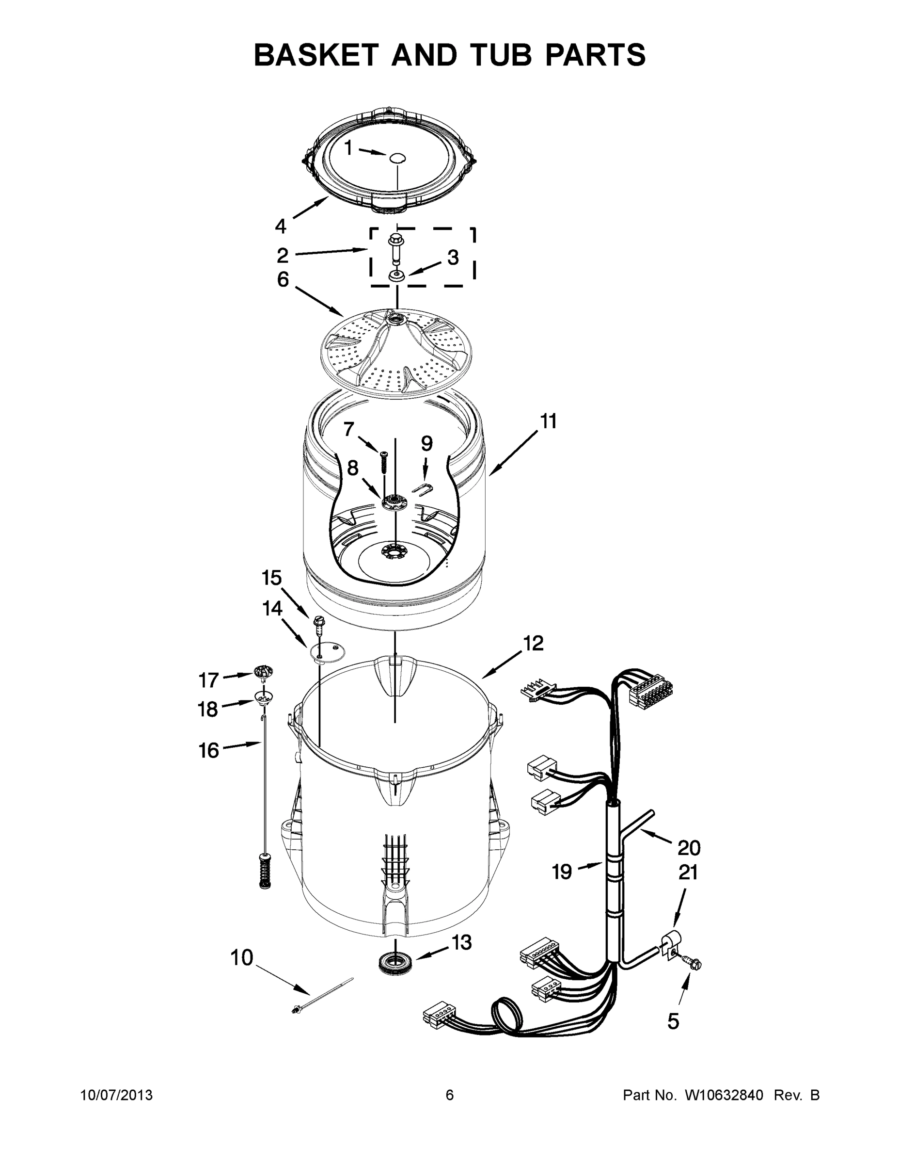 04 - BASKET AND TUB PARTS