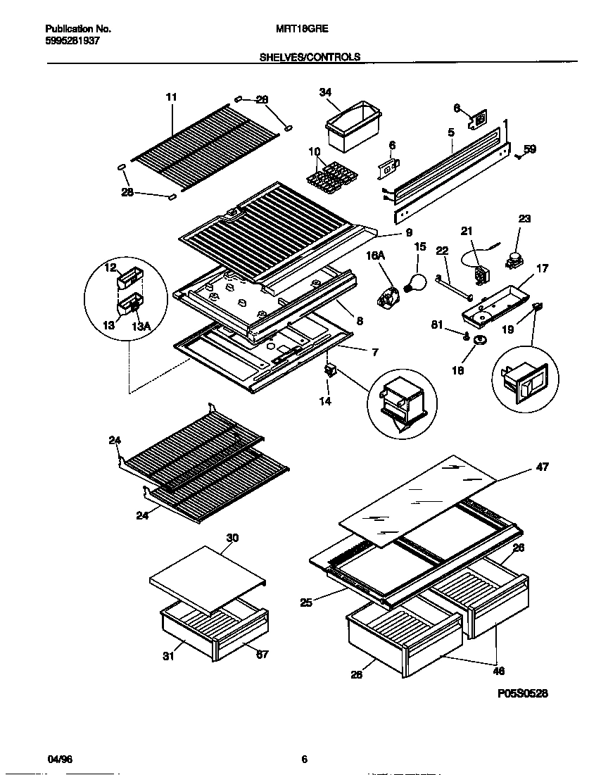 04 - SHELVES/CONTROLS