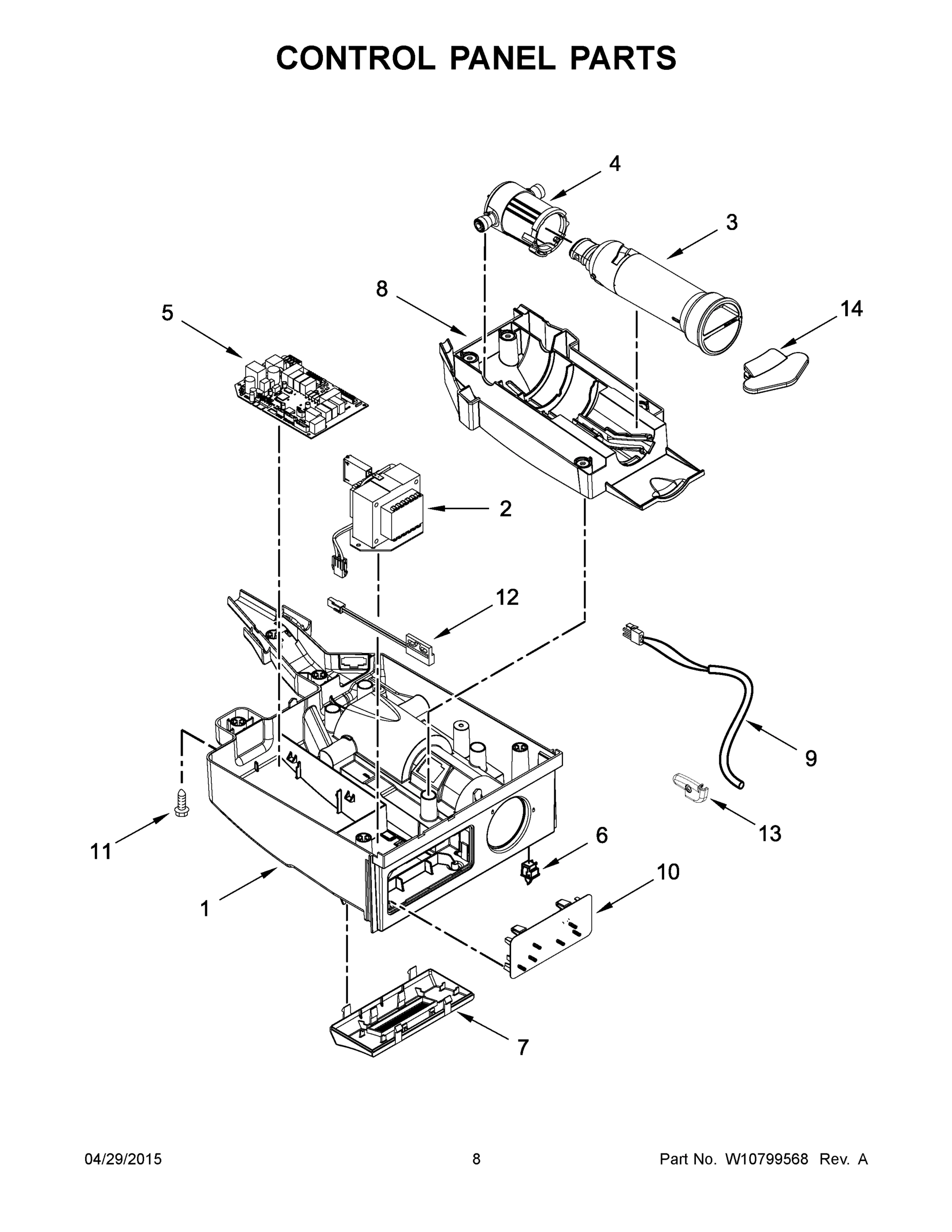 05 - CONTROL PANEL PARTS