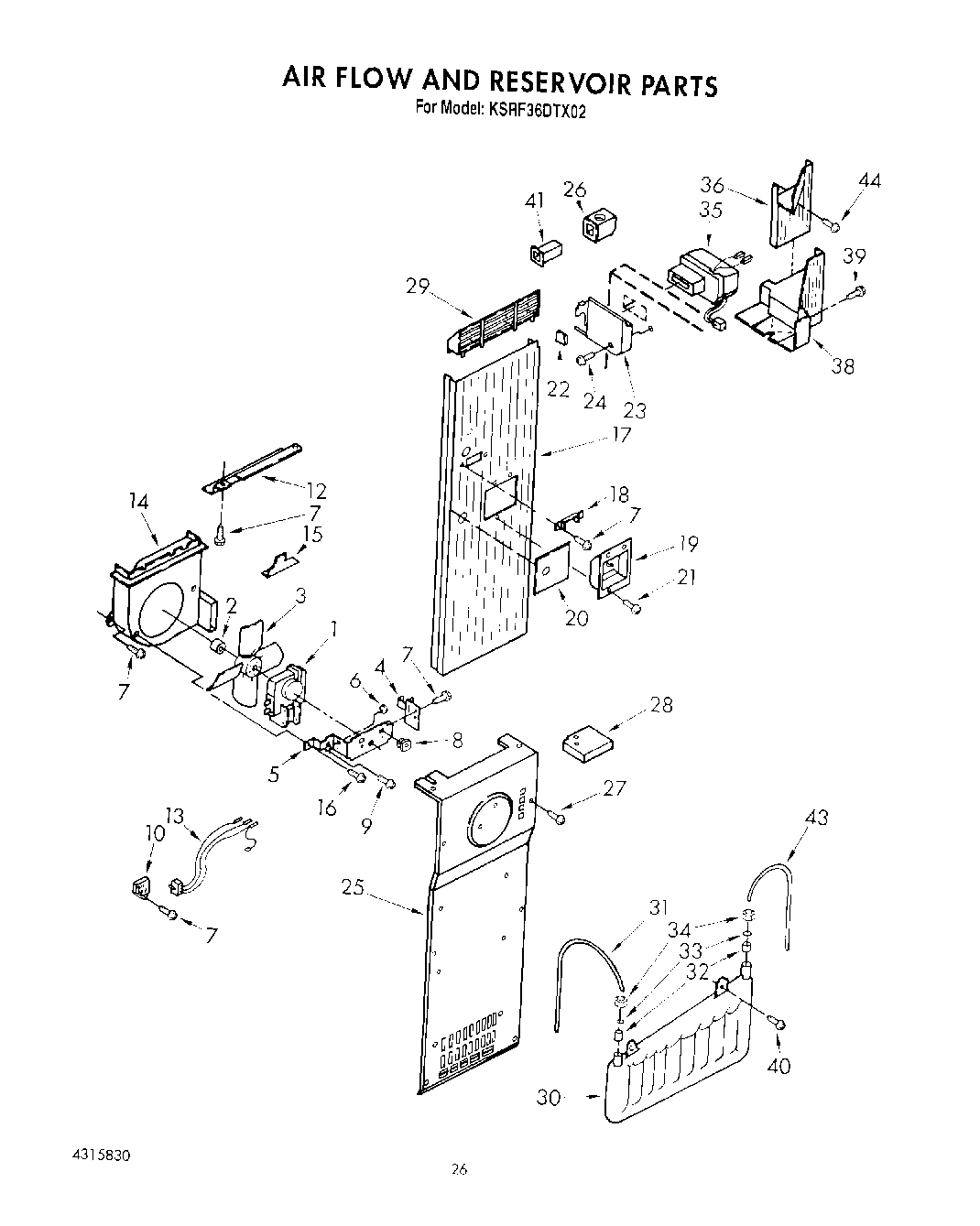 15 - AIR FLOW AND RESERVOIR
