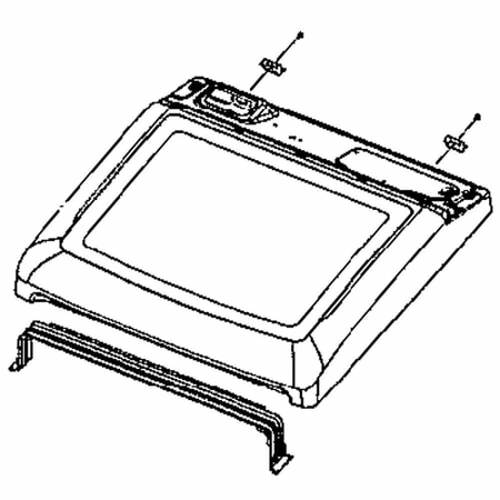 DC97-16954V Samsung Assembly Top Cover DV7750