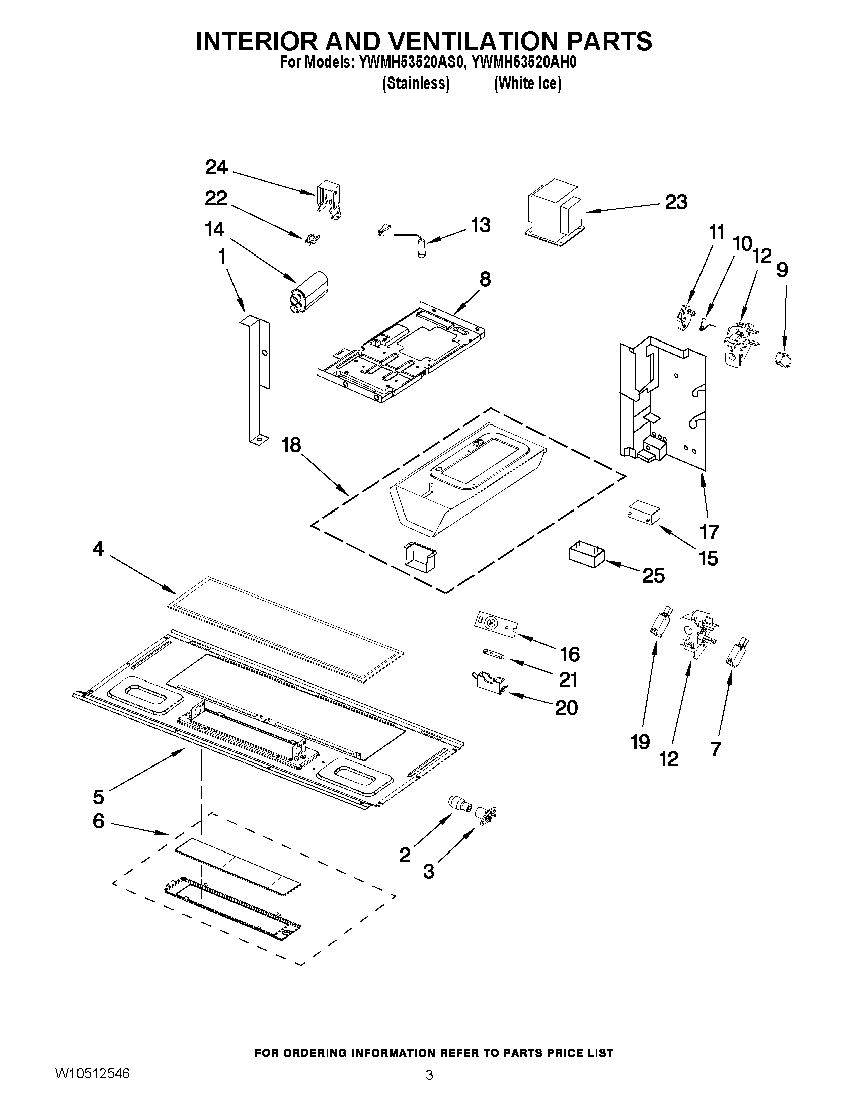 03 - INTERIOR AND VENTILATION PARTS