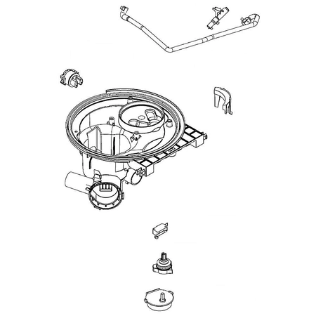 AGM75469207 LG Dishwasher Parts Assembly