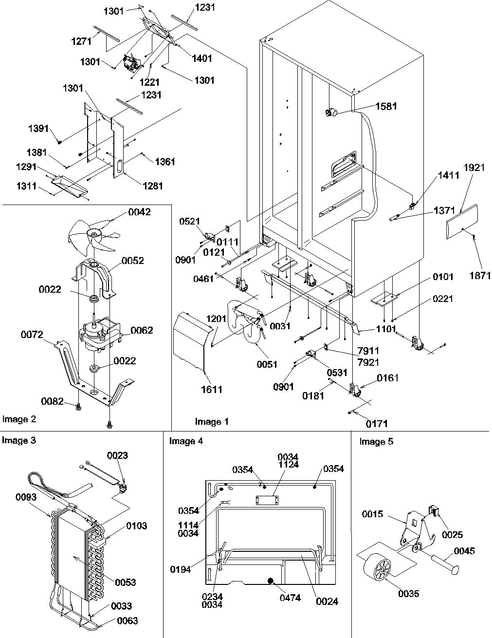 04 - Drain, Rollers and Evap Assy