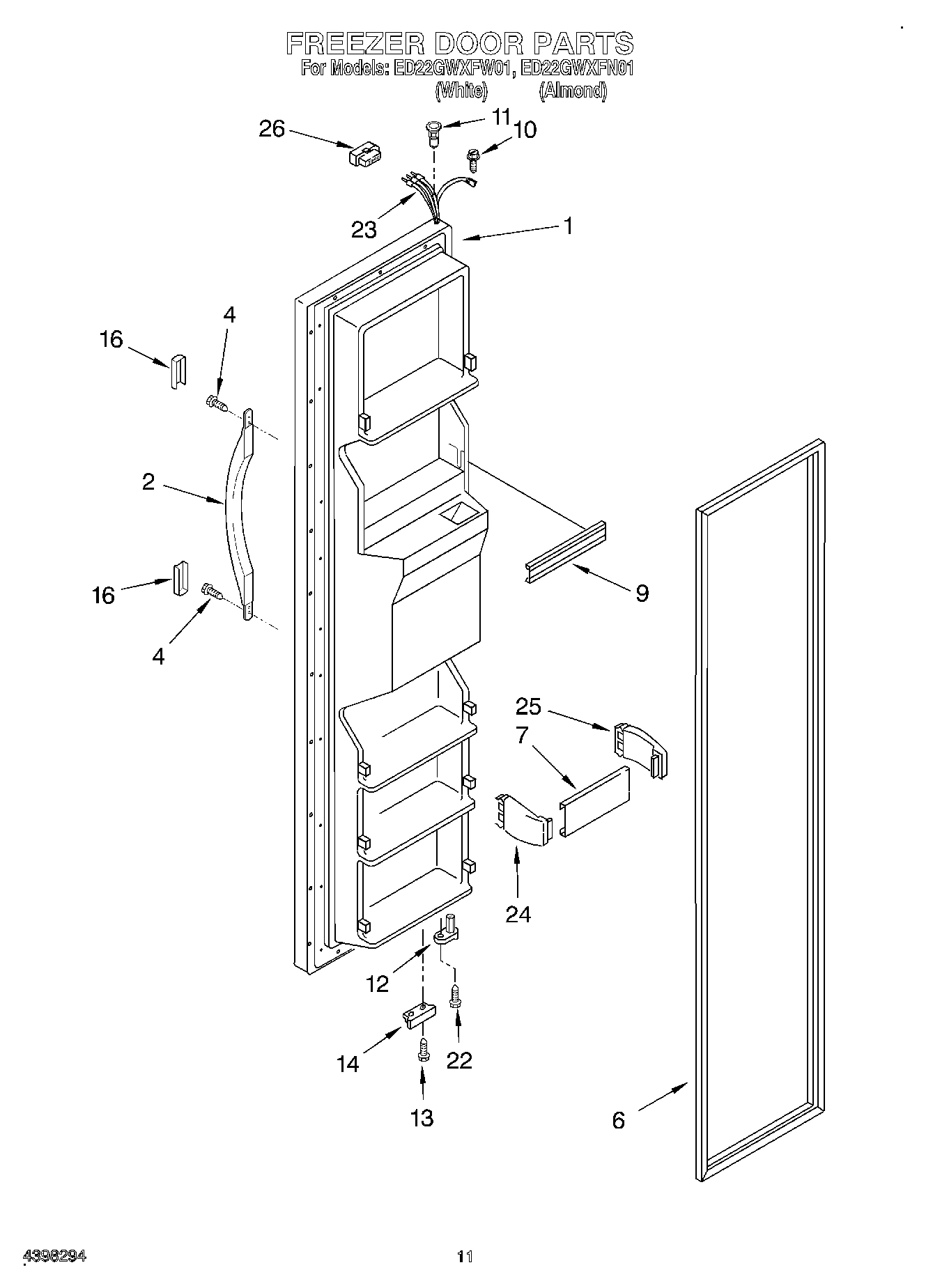 08 - FREEZER DOOR