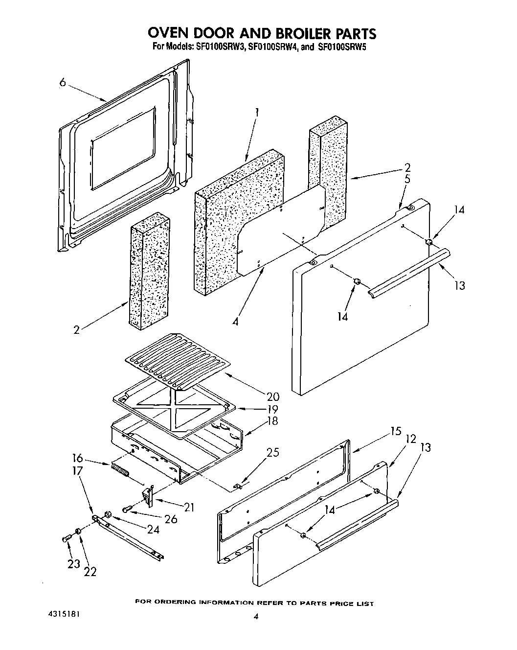 03 - OVEN DOOR AND BROILER