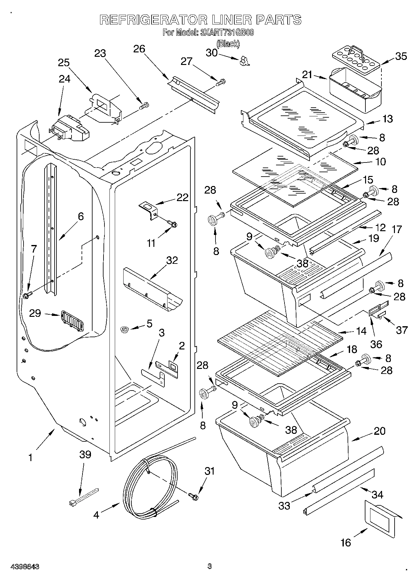 02 - REFRIGERATOR LINER