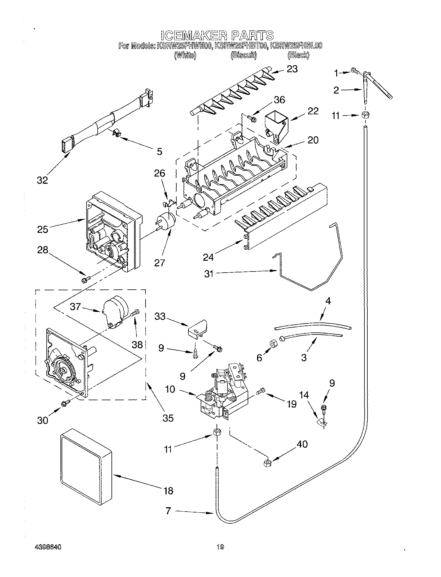 12 - ICE MAKER, OPTIONAL