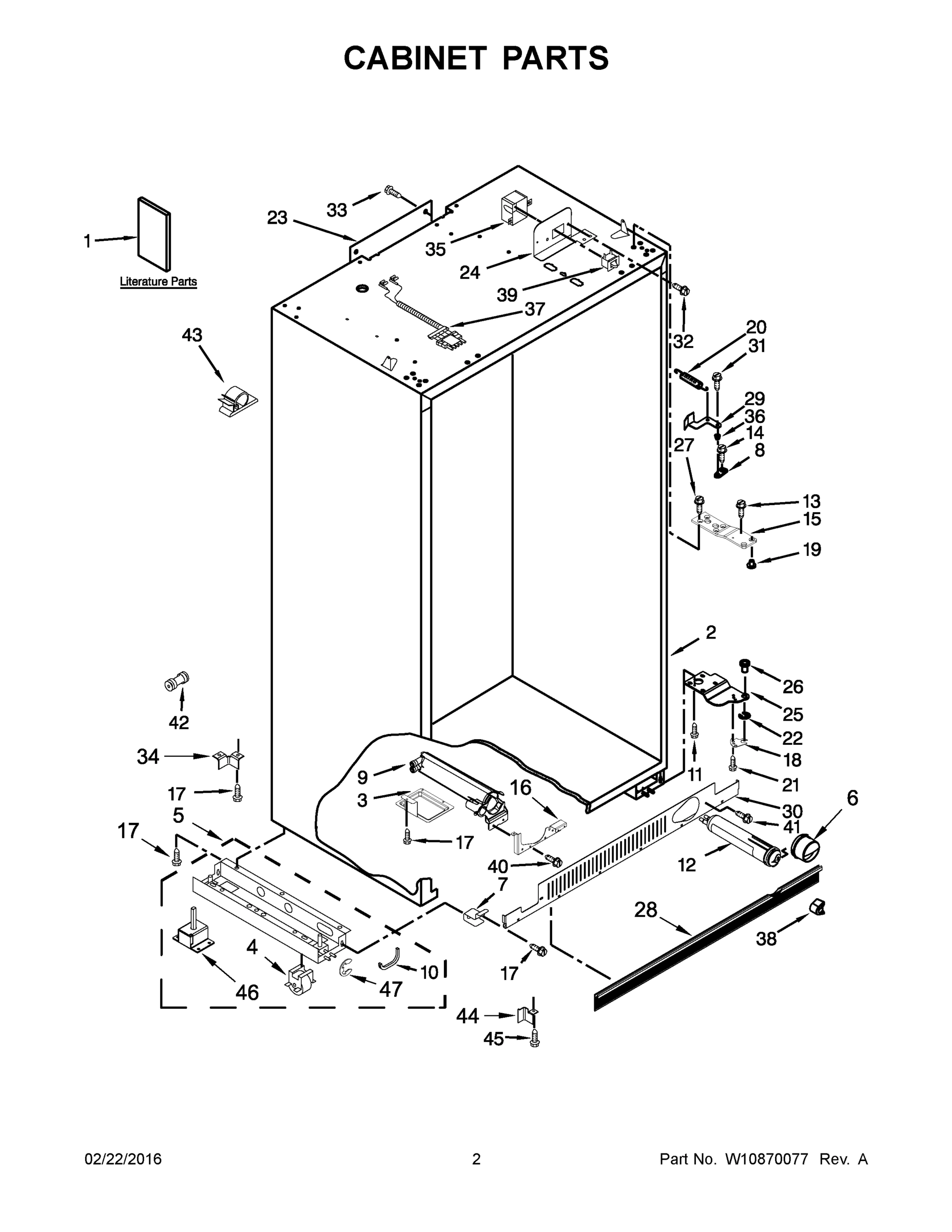 02 - CABINET PARTS