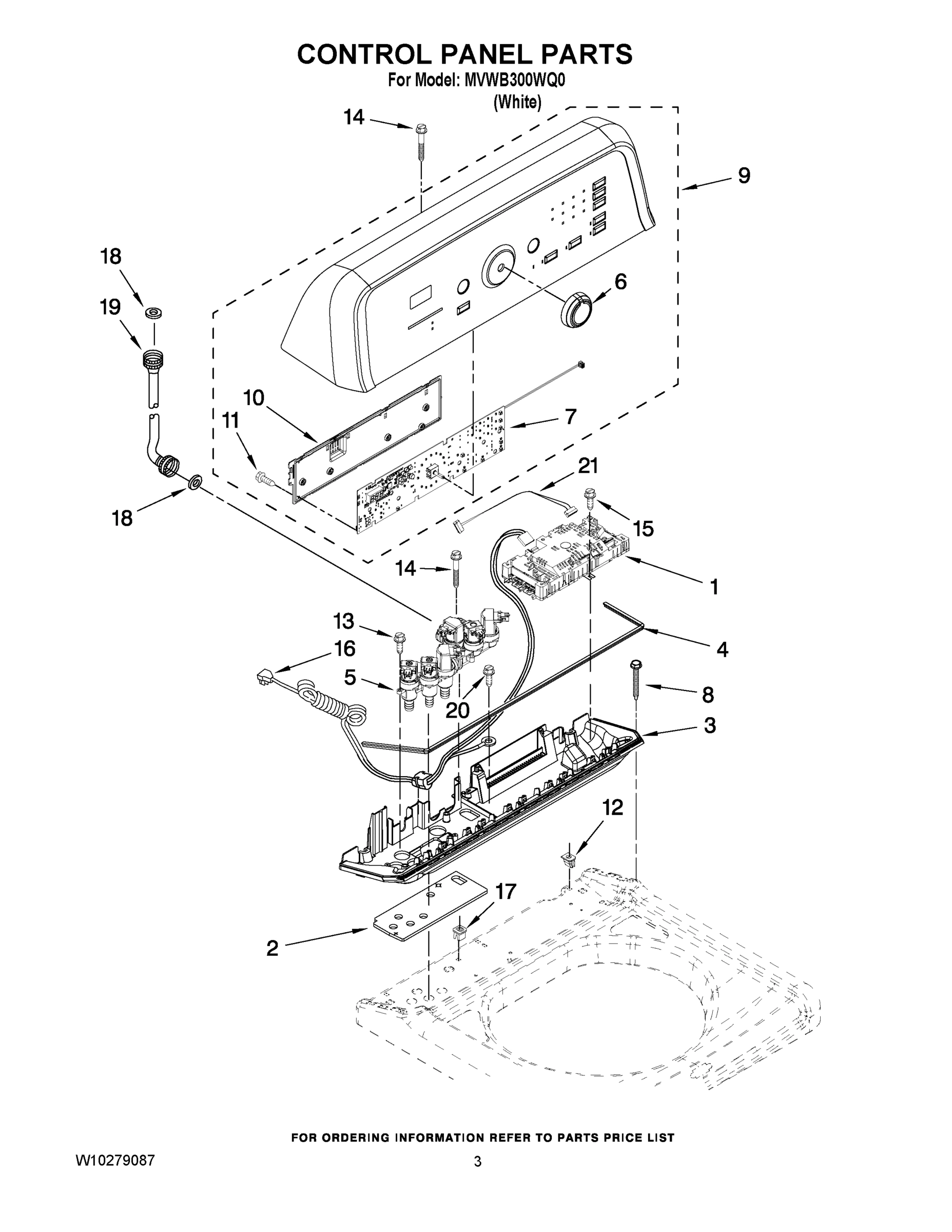 02 - CONTROL PANEL PARTS