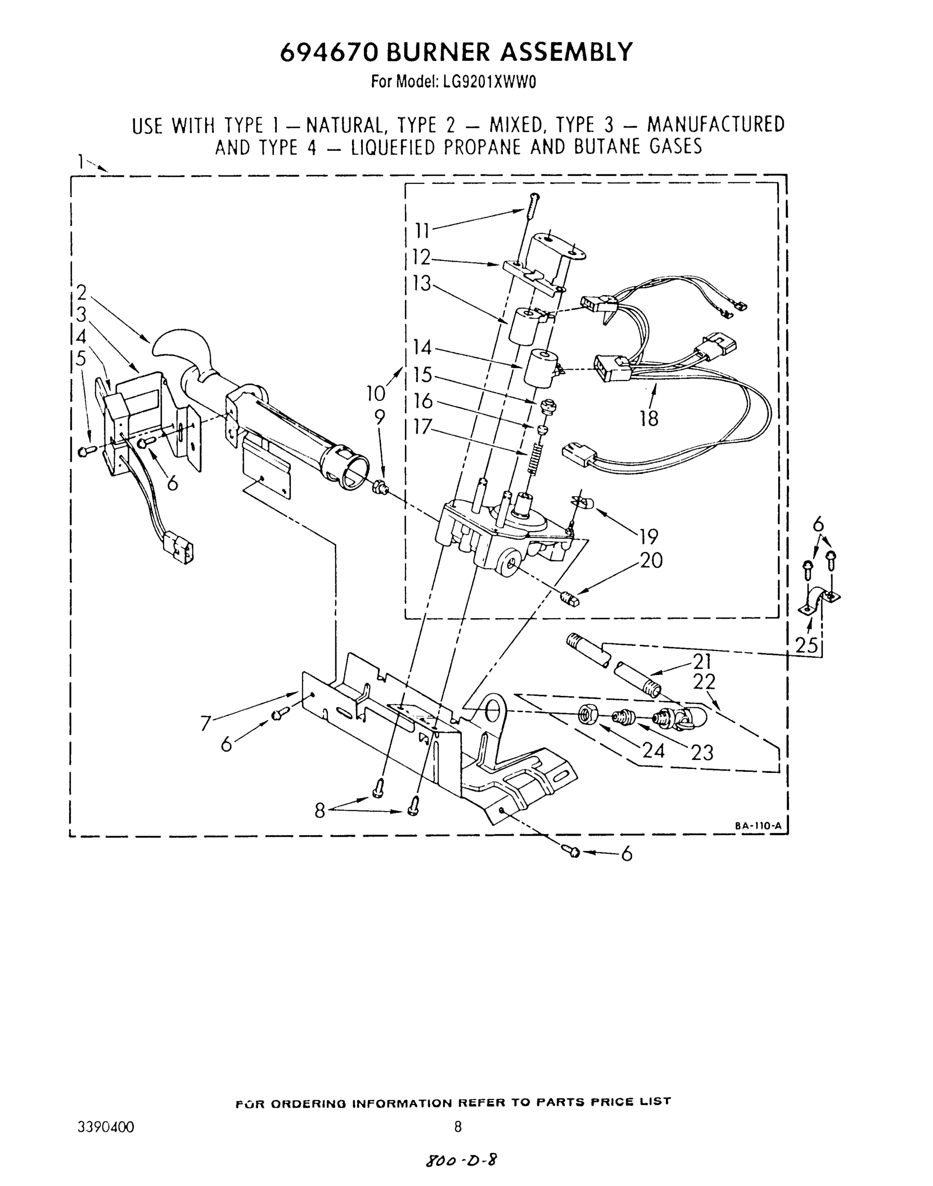 05 - 694670 BURNER