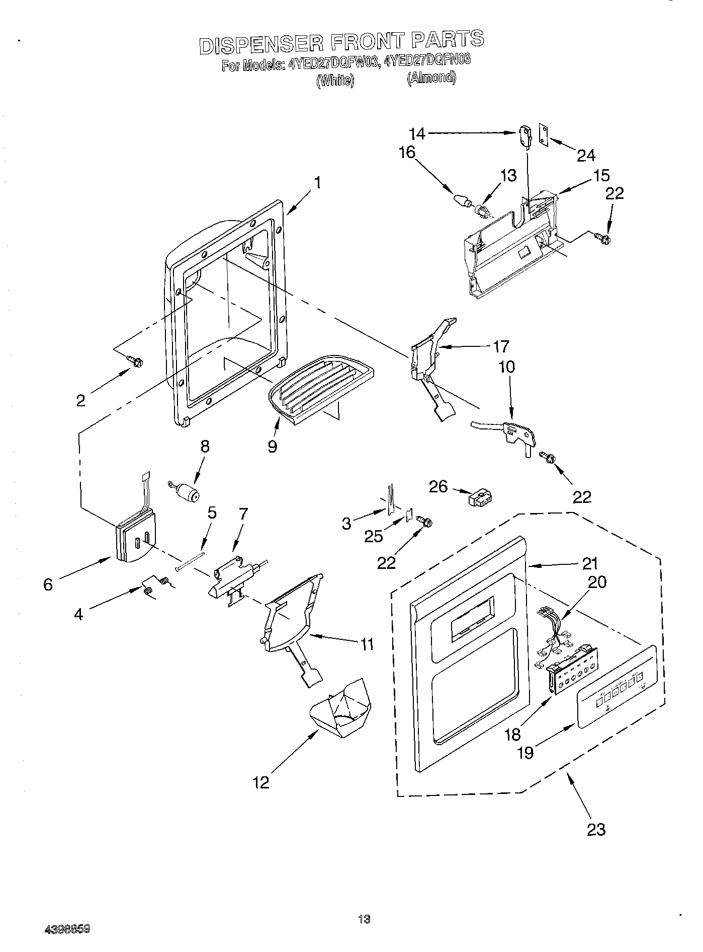 08 - DISPENSER FRONT