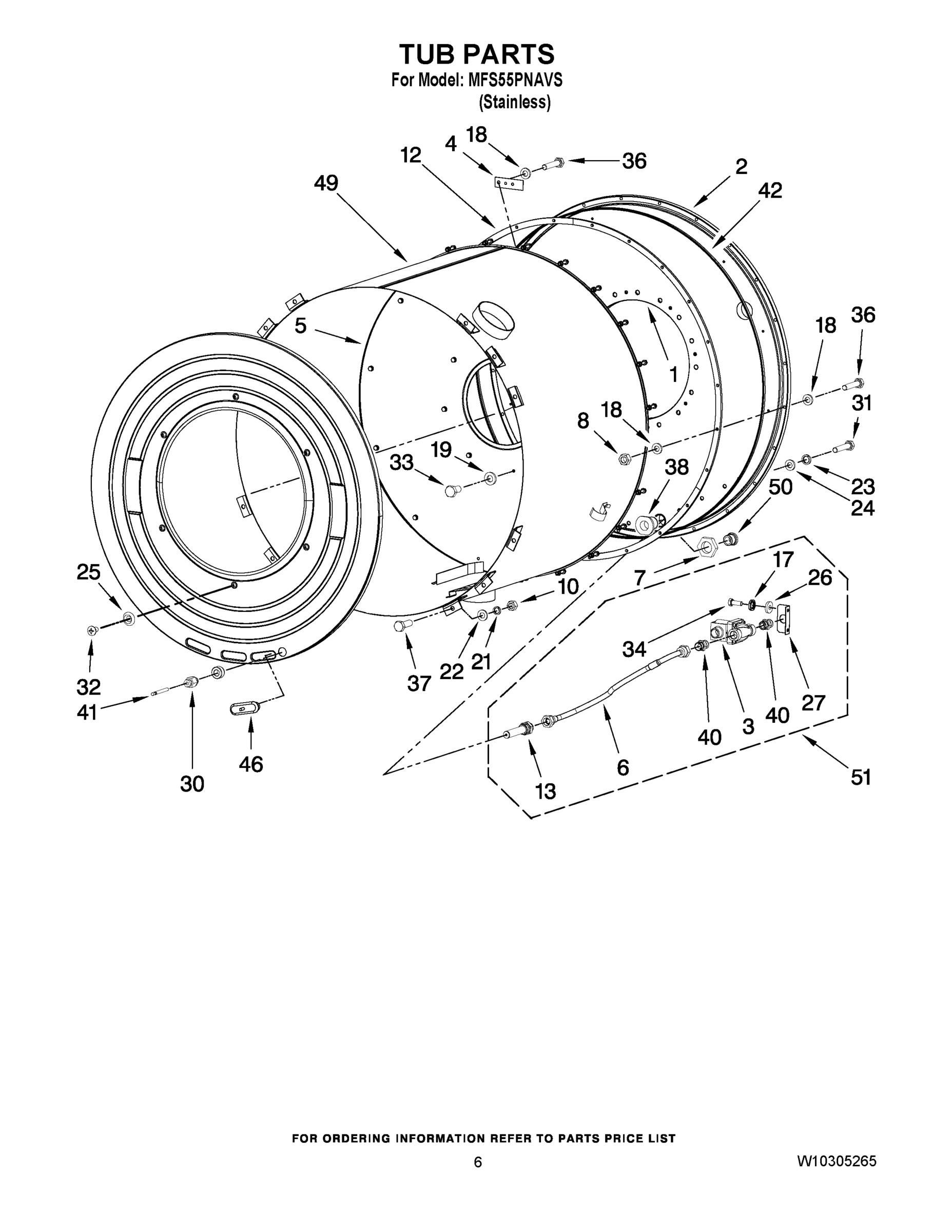 05 - TUB PARTS