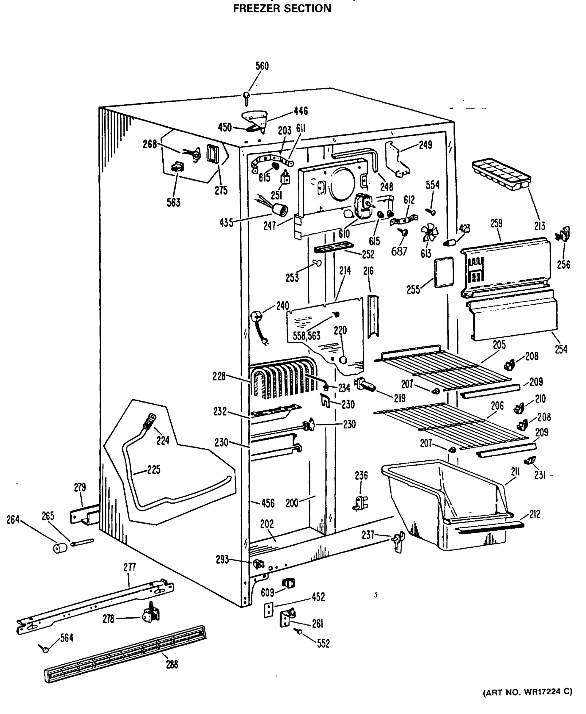 FREEZER SECTION