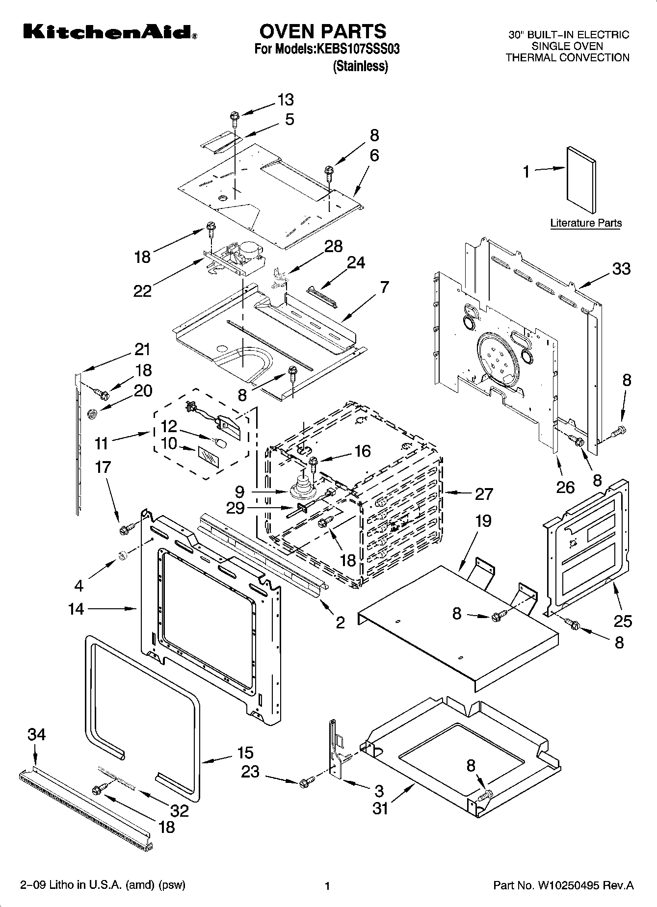 01 - OVEN PARTS