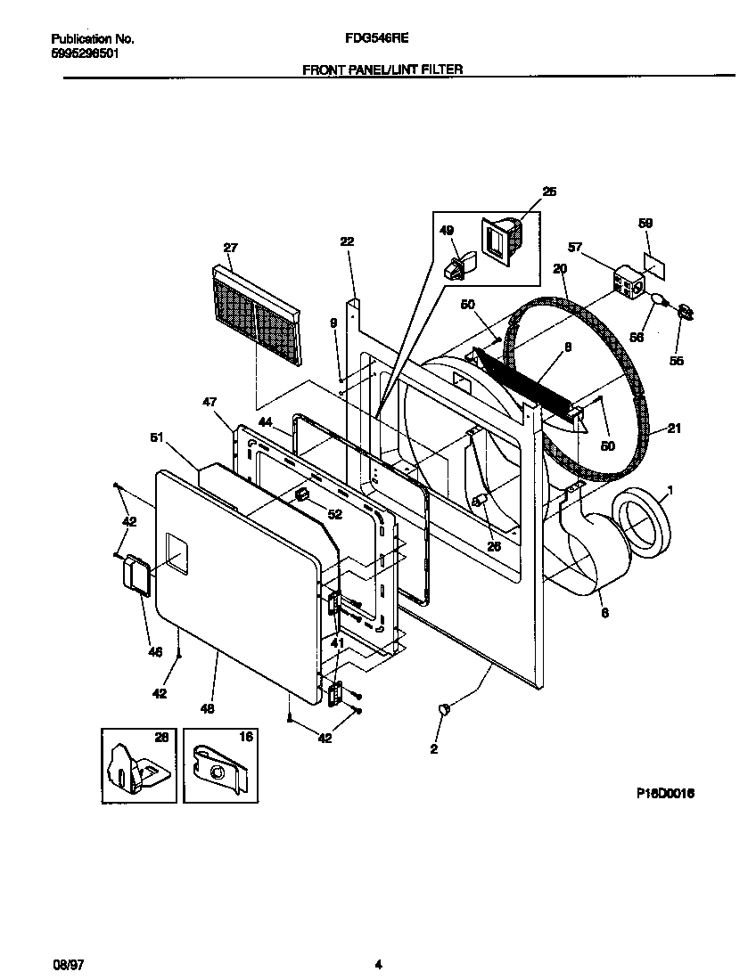 03 - FRONT PANEL/LINT FILTER