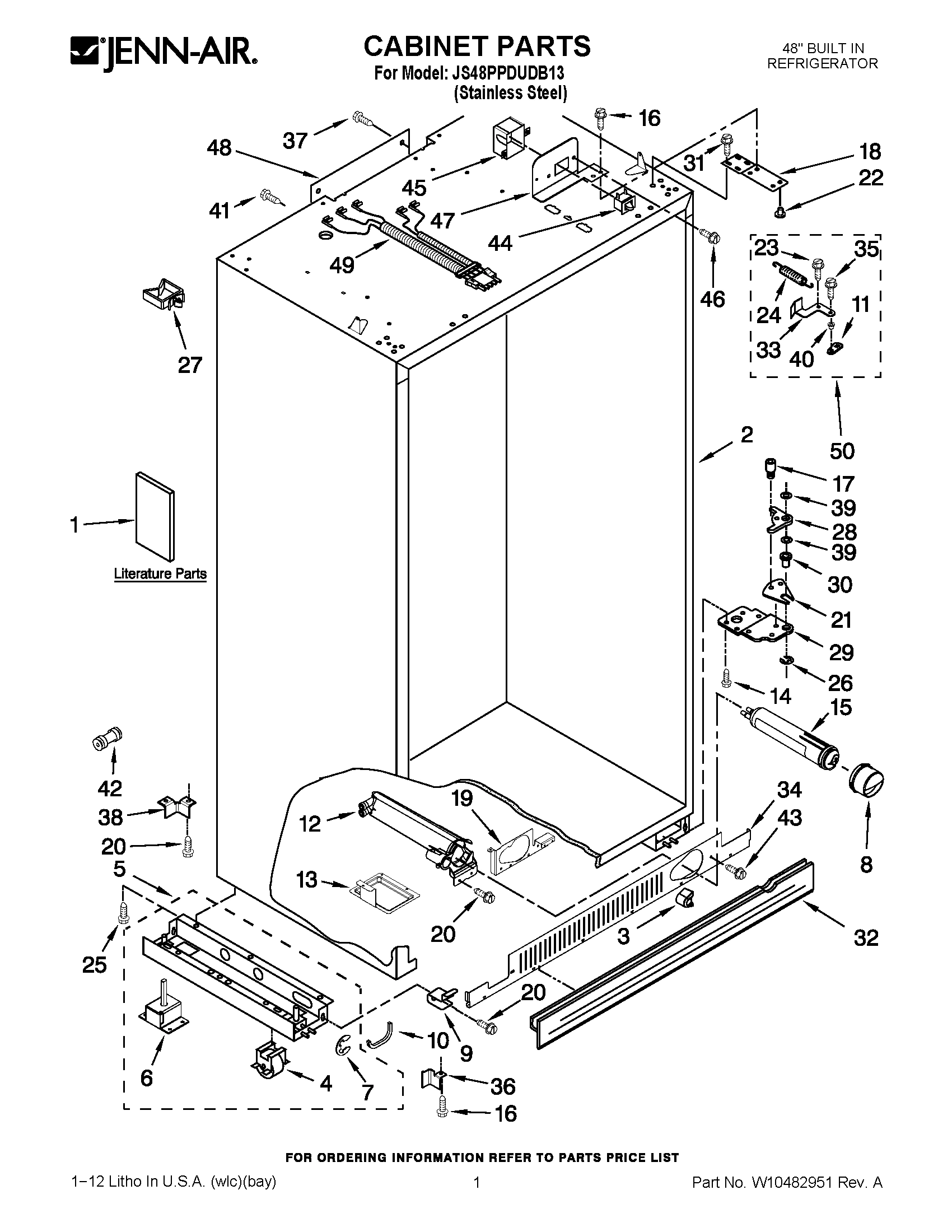 01 - CABINET PARTS