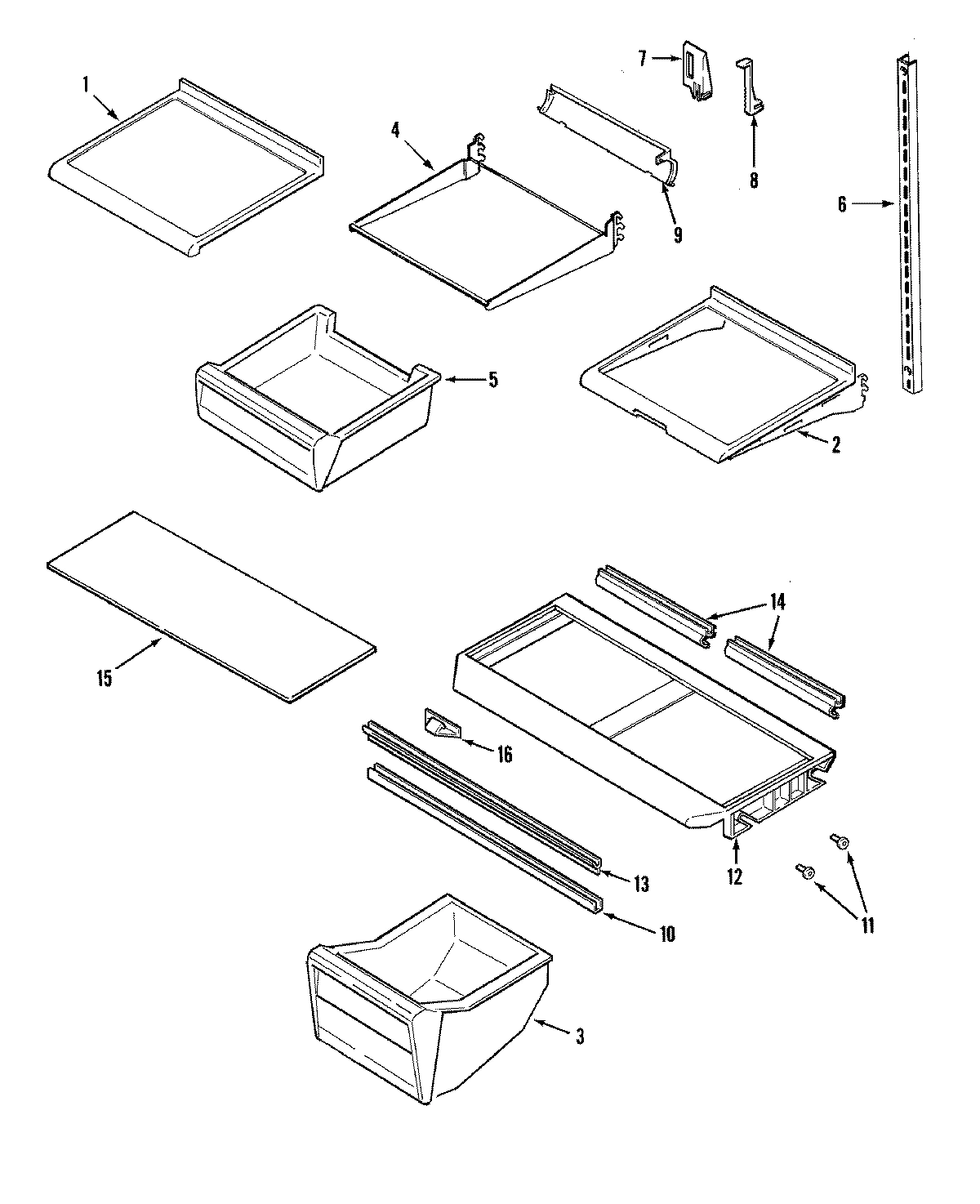 11 - SHELVES & ACCESSORIES