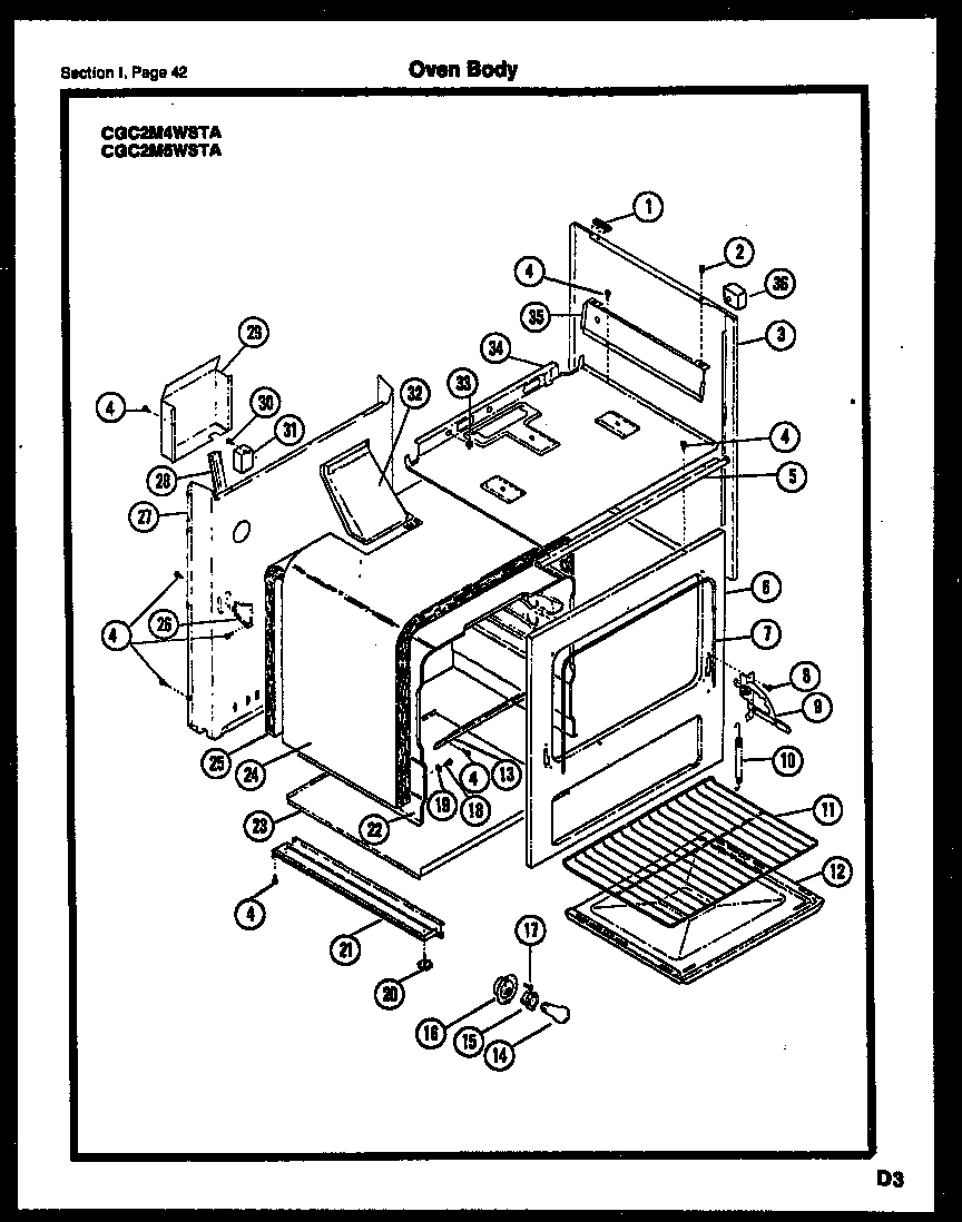 29 - OVEN BODY