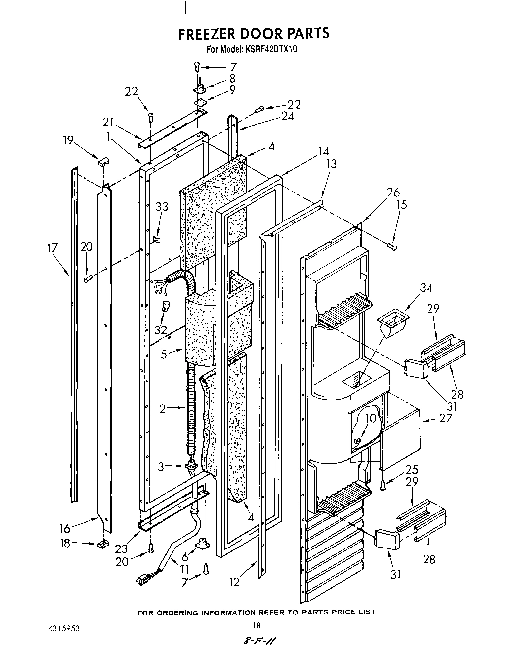 12 - FREEZER DOOR