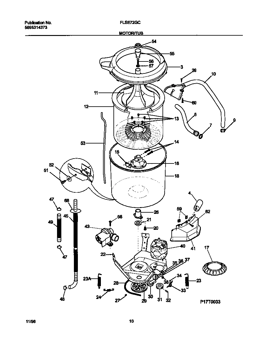 06 - P17T0033 WSHR MTR,HOSE