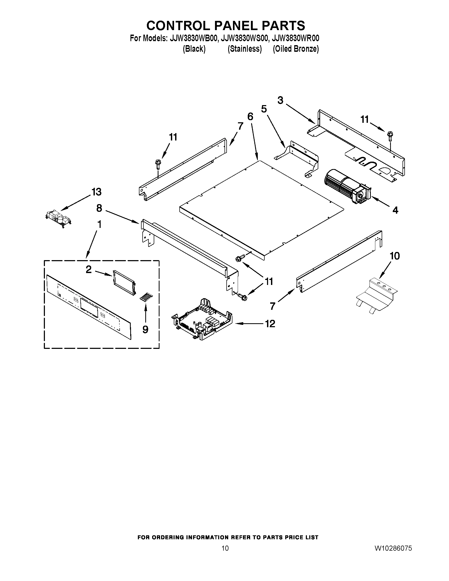 06 - CONTROL PANEL PARTS