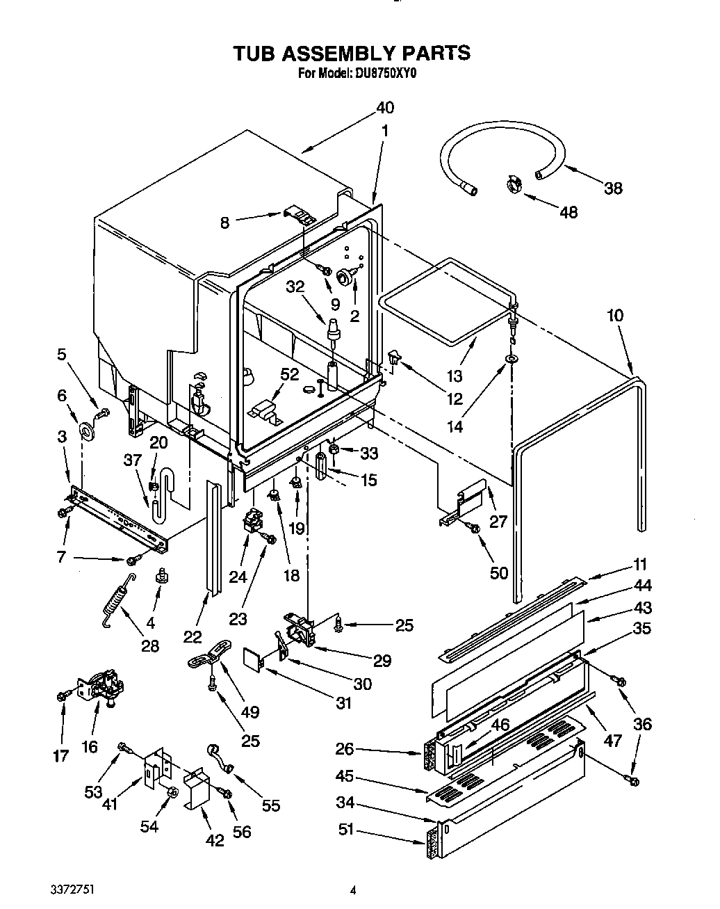 04 - TUB ASSEMBLY