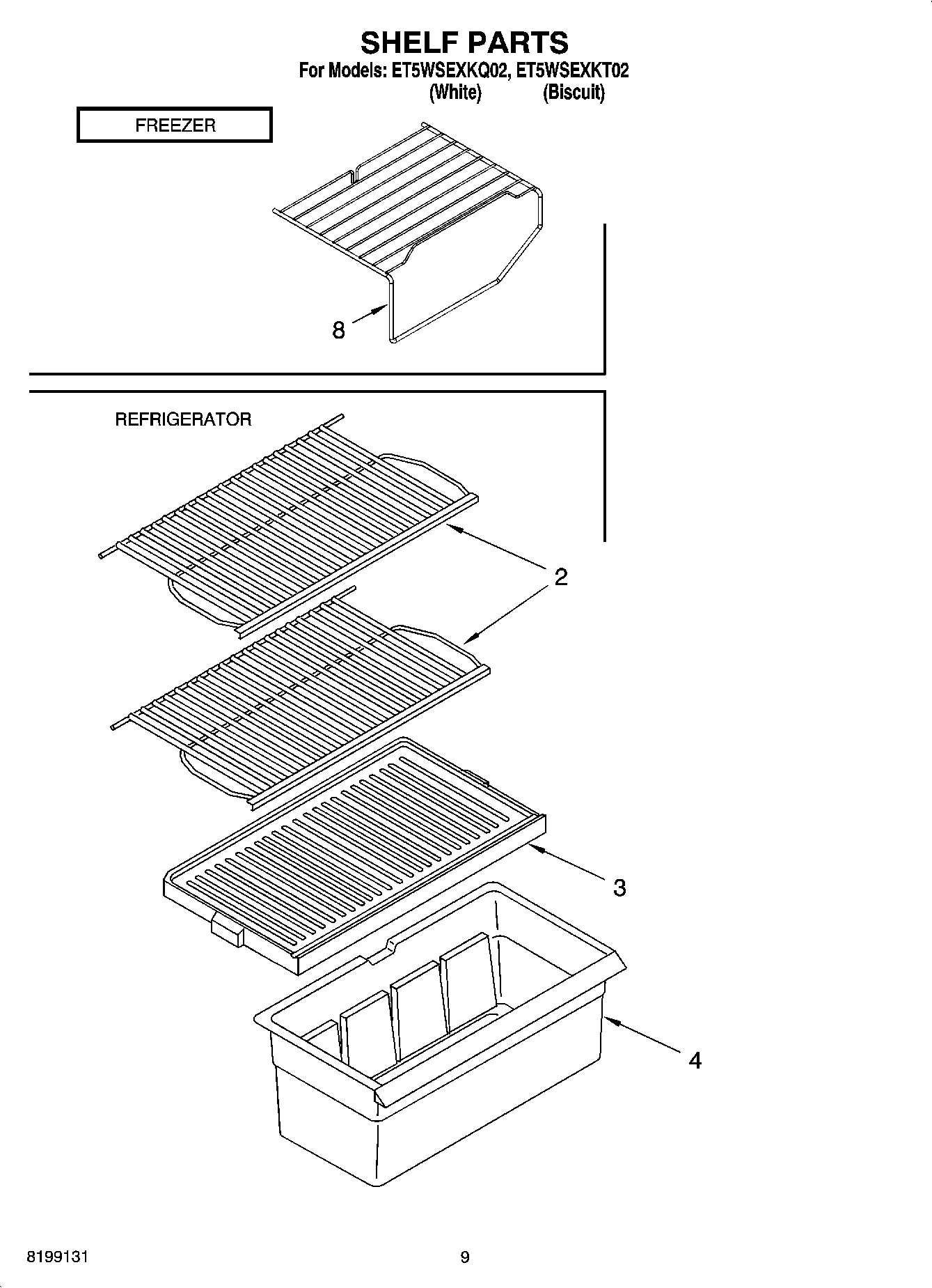 05 - SHELF PARTS, LITERATURE AND OPTIONAL PARTS