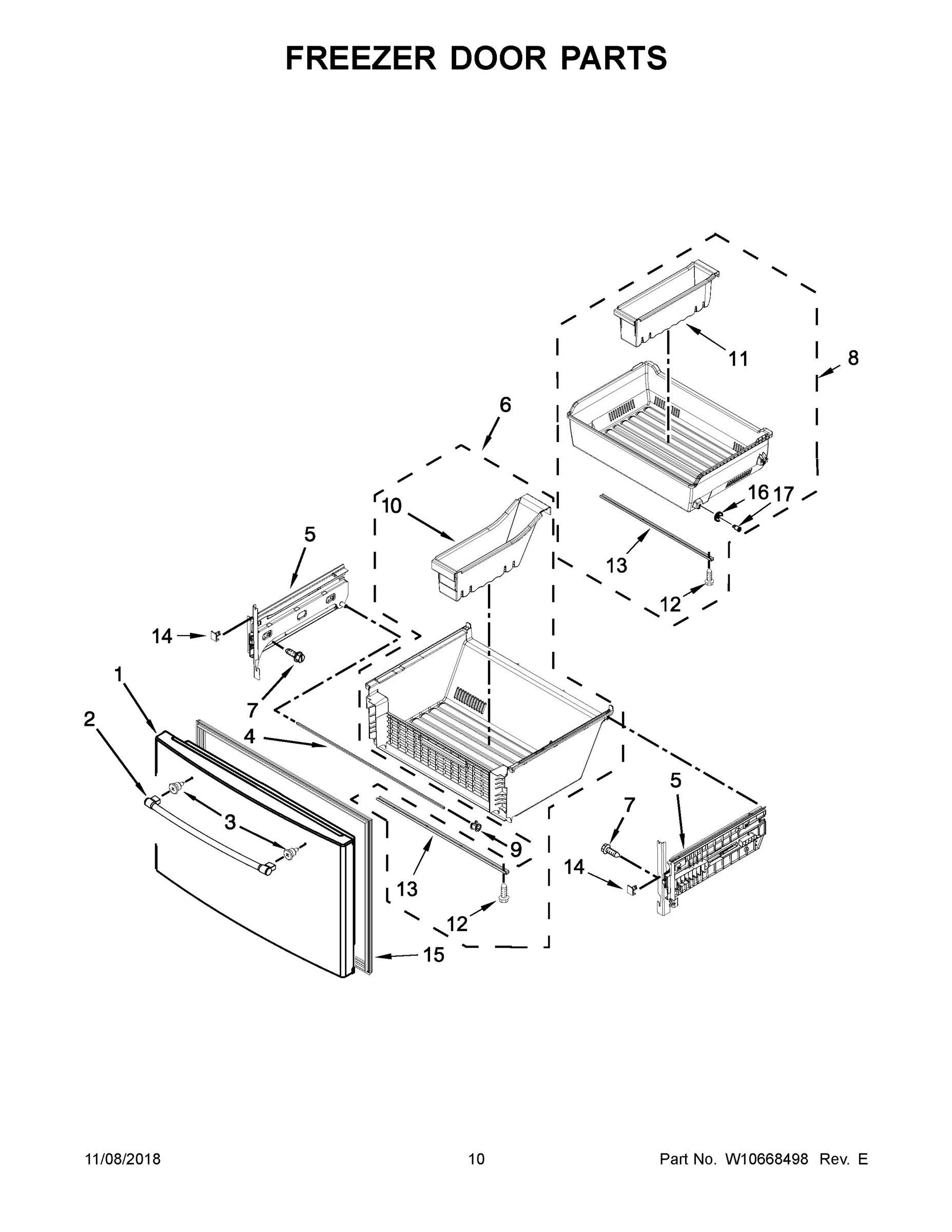 06 - FREEZER DOOR PARTS