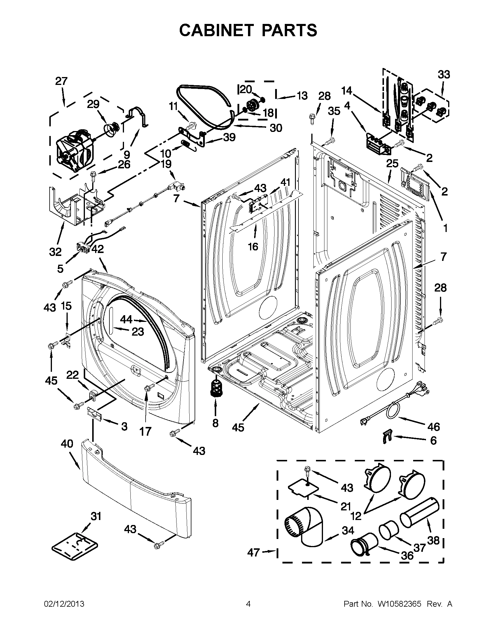 02 - CABINET PARTS