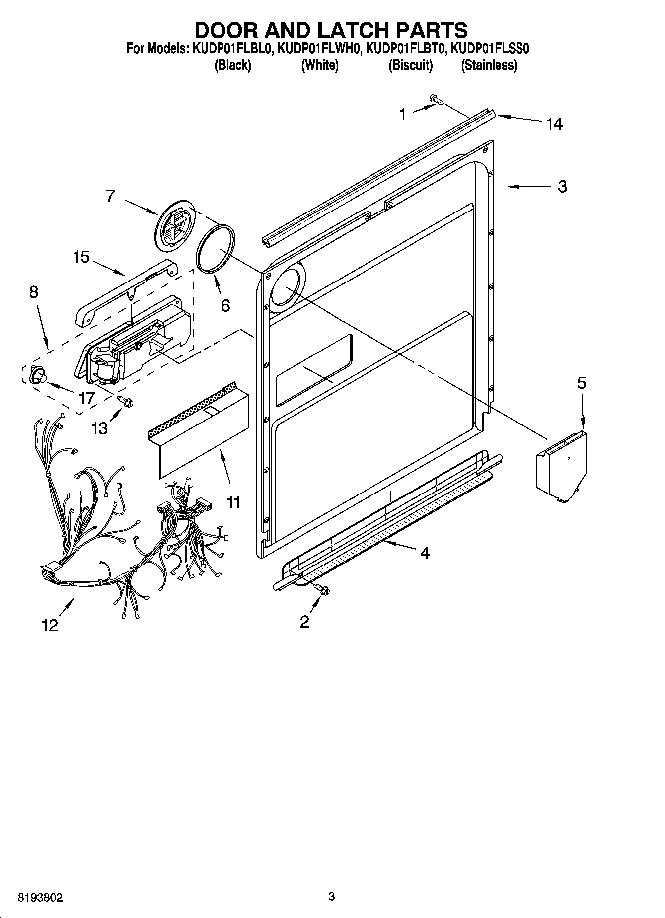 03 - DOOR AND LATCH PARTS