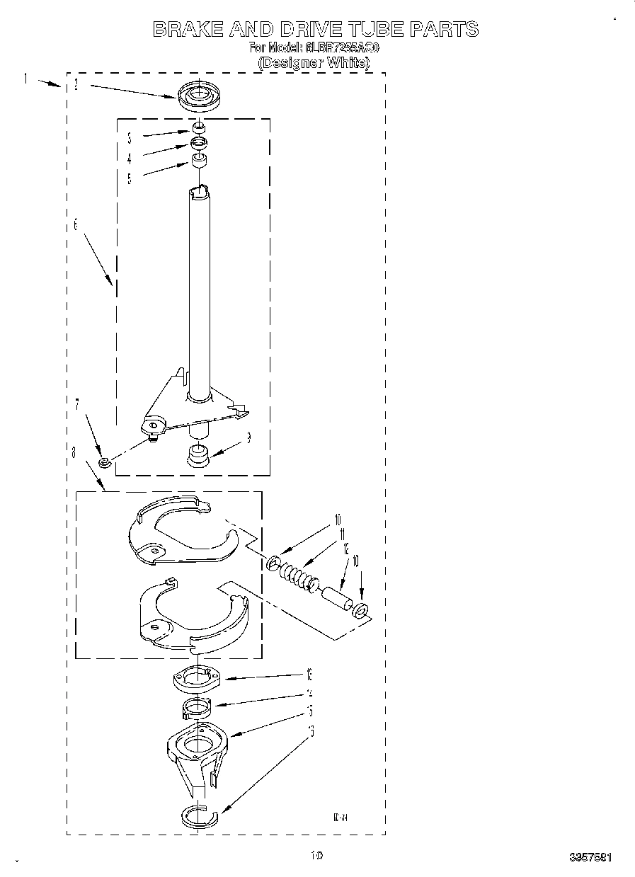 08 - BRAKE AND DRIVE TUBE