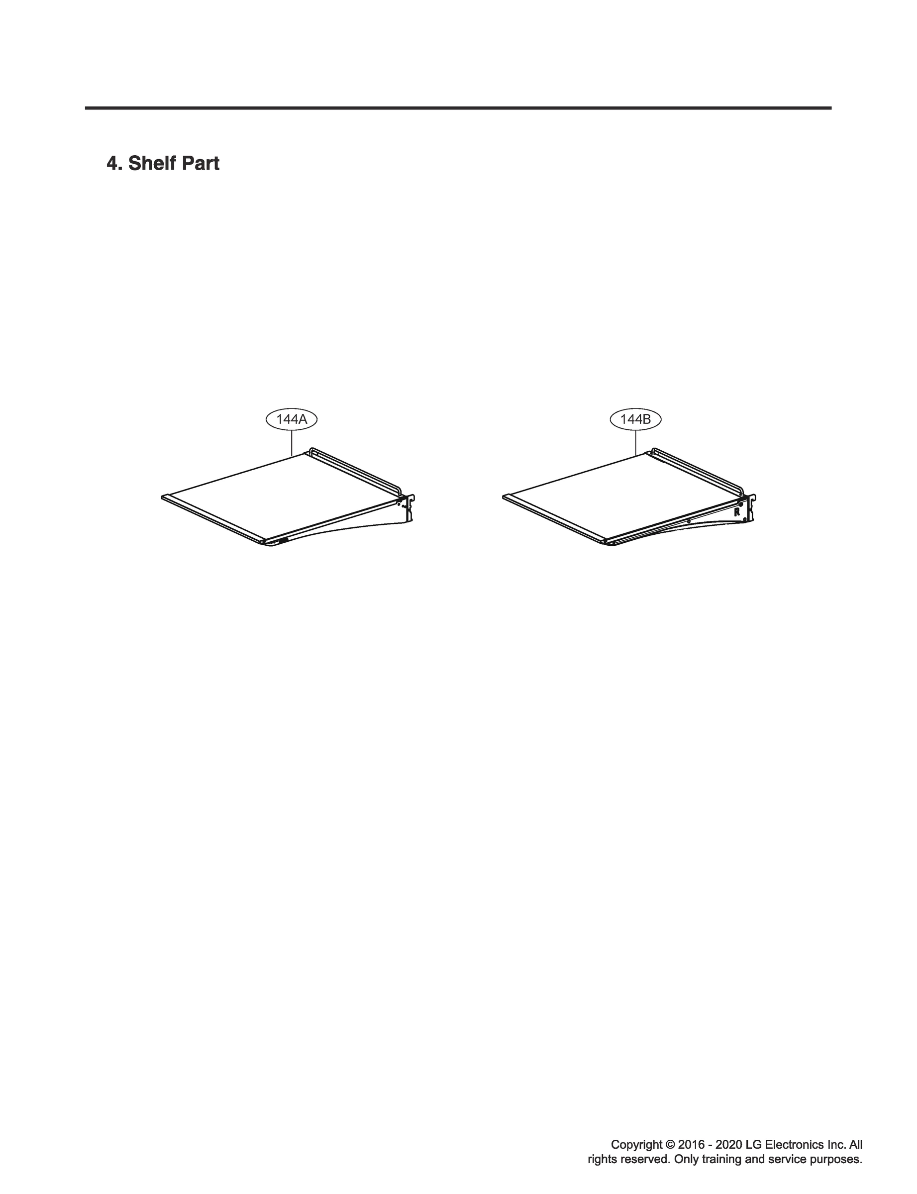 SHELF PART