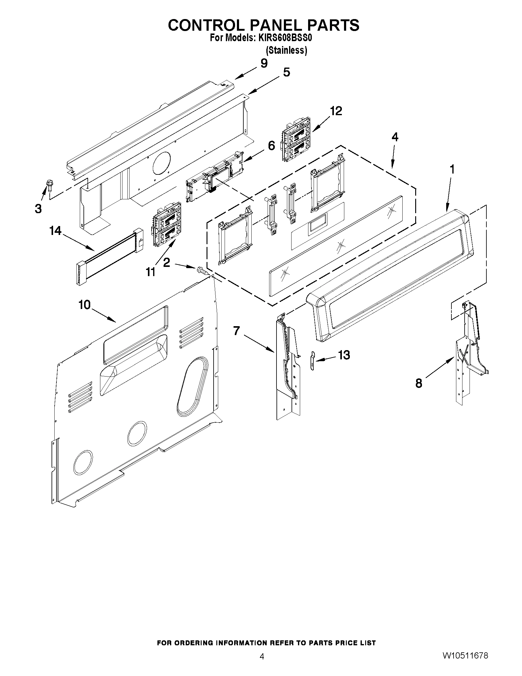 03 - CONTROL PANEL PARTS
