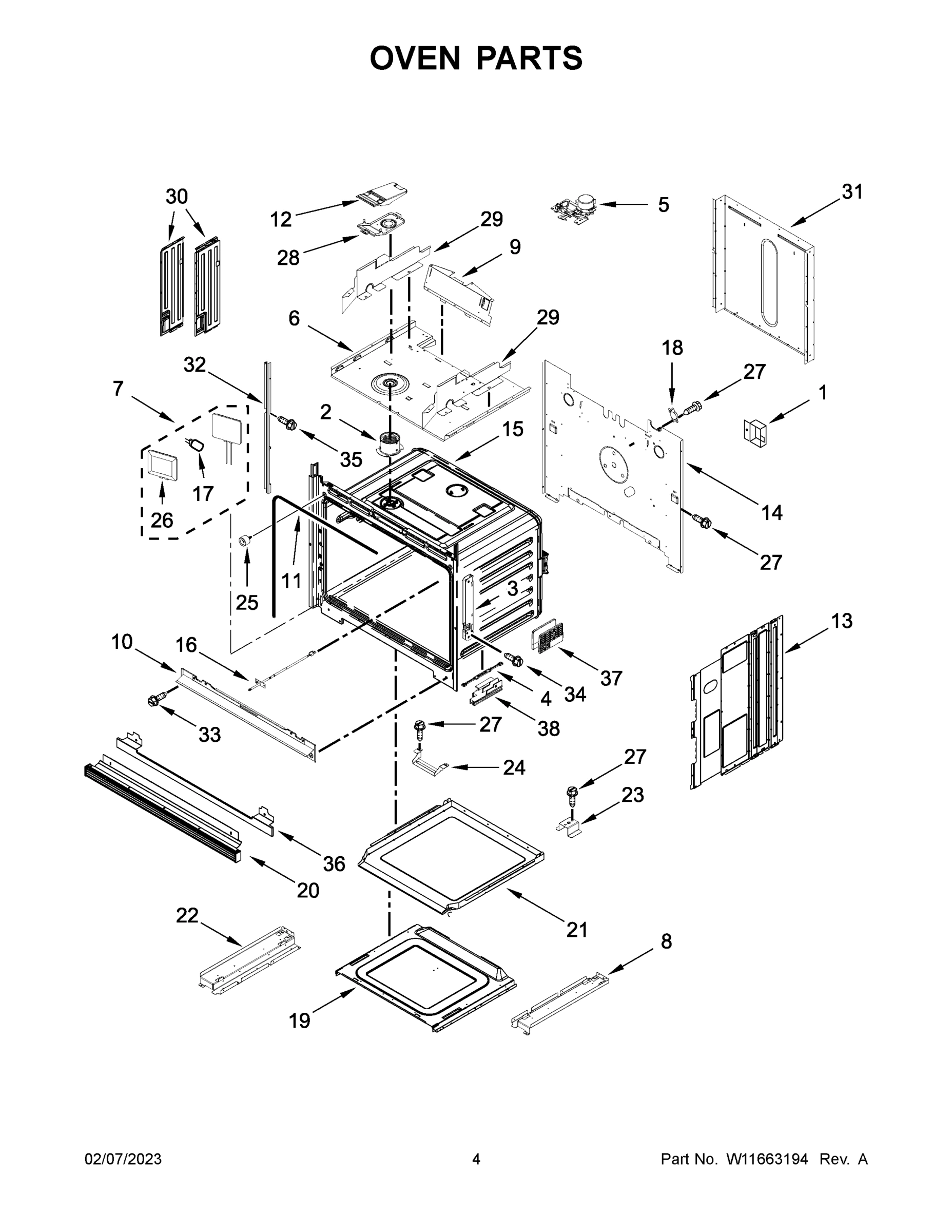 03 - OVEN PARTS