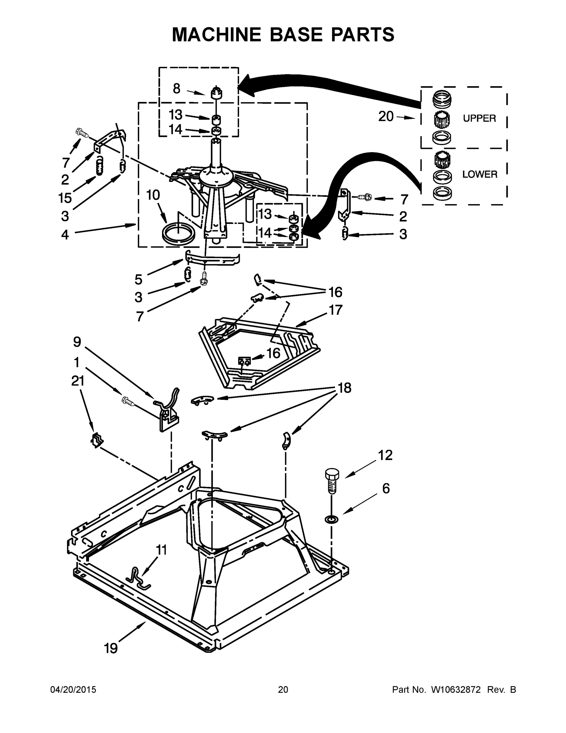 11 - MACHINE BASE PARTS