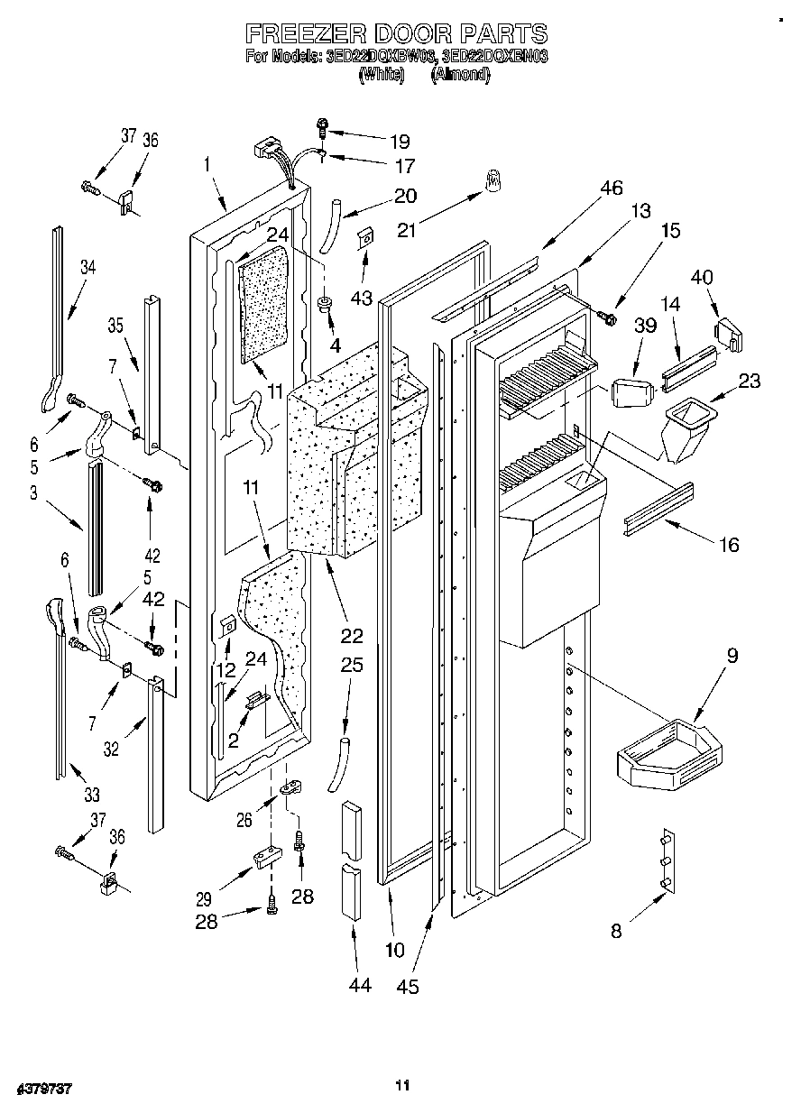 07 - FREEZER DOOR