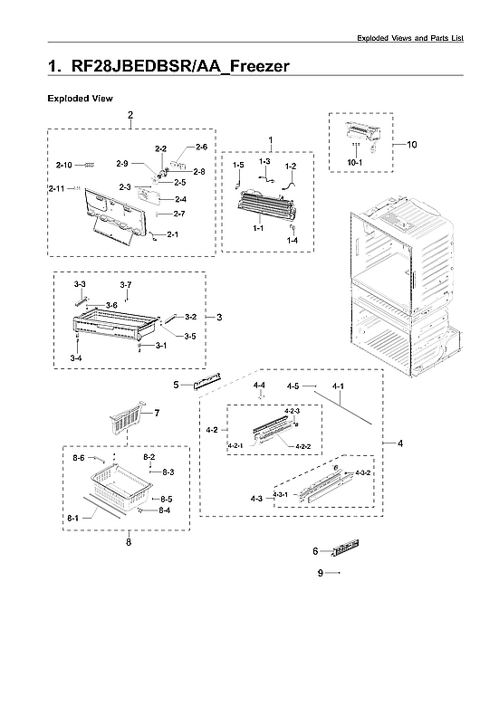 FREEZER PARTS