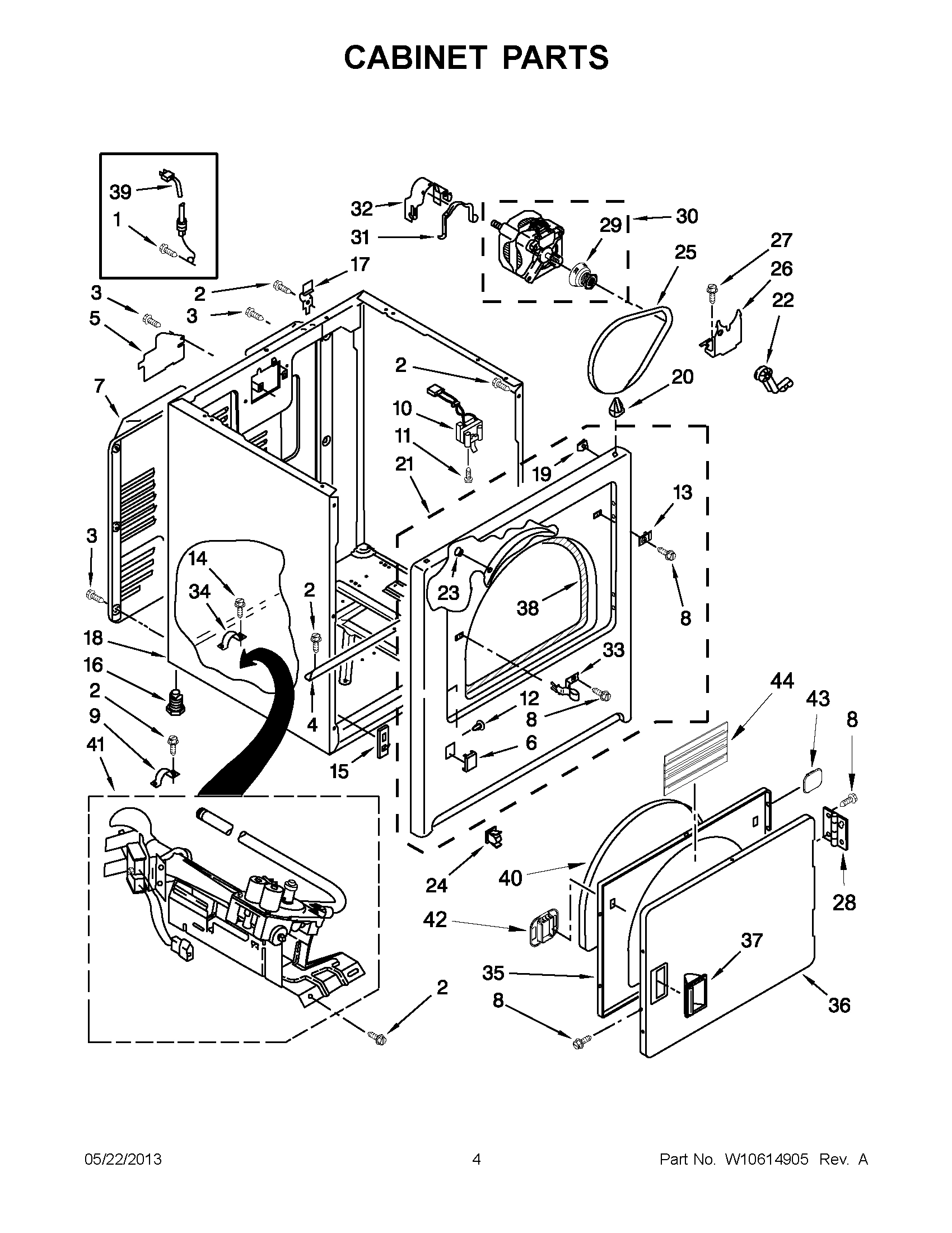 02 - CABINET PARTS