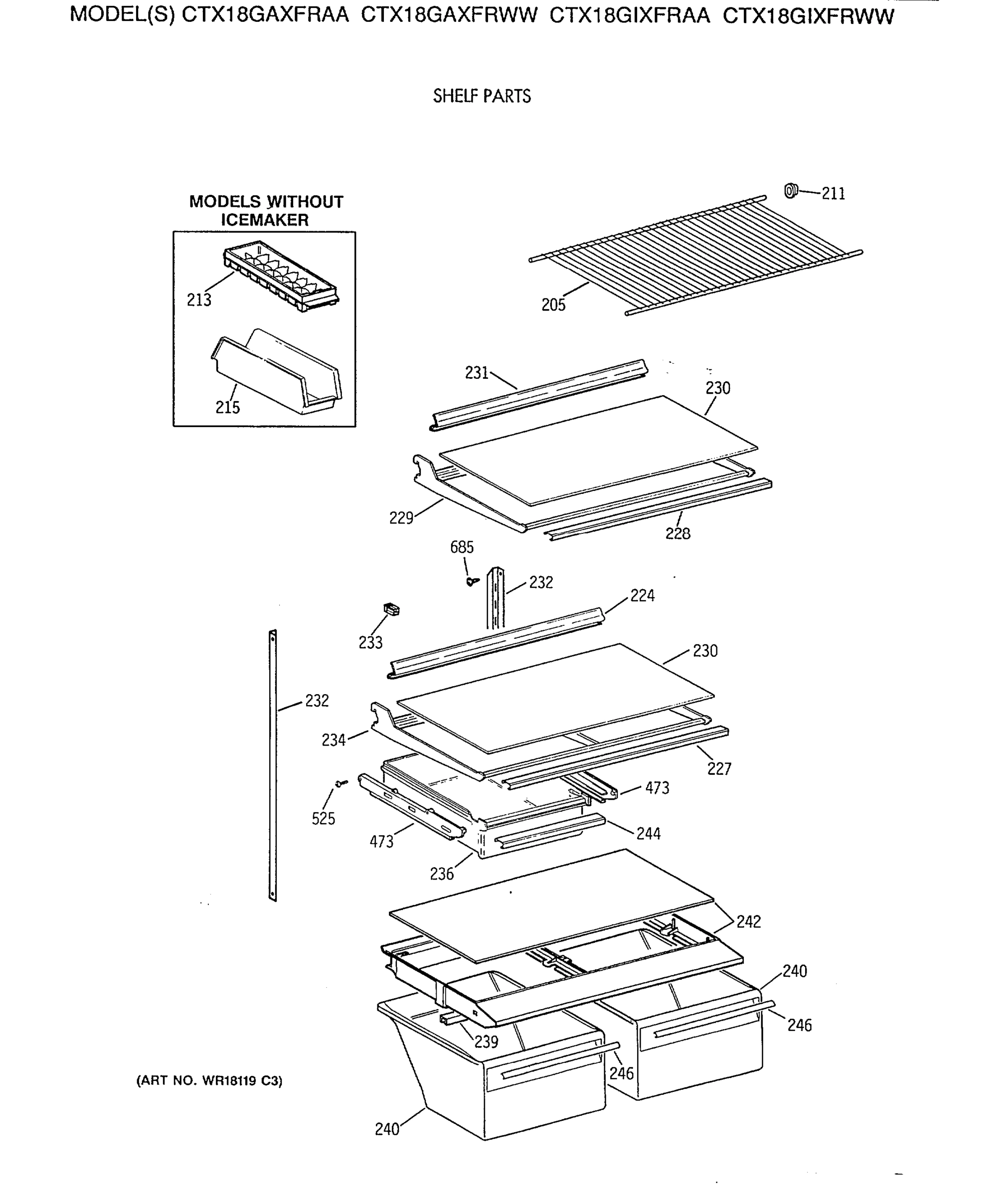 SHELF PARTS