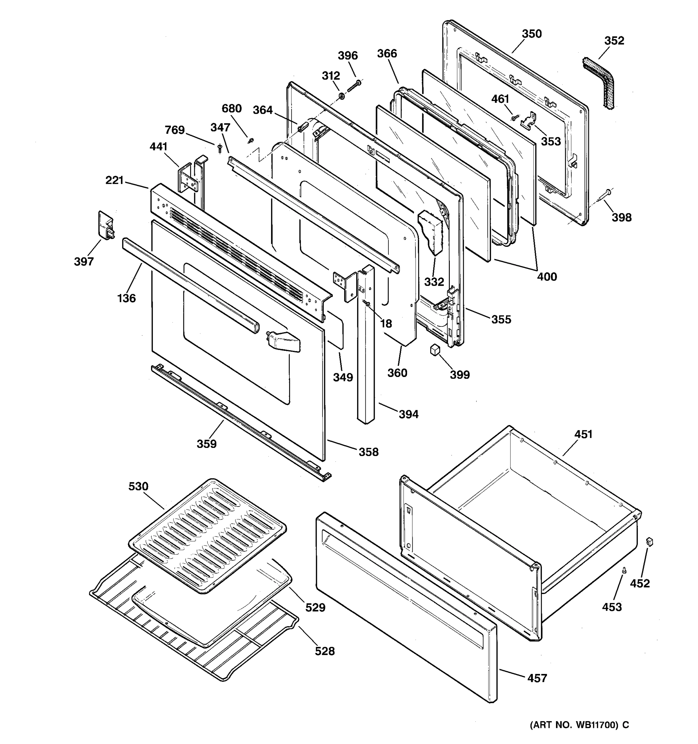 DOOR & DRAWER PARTS