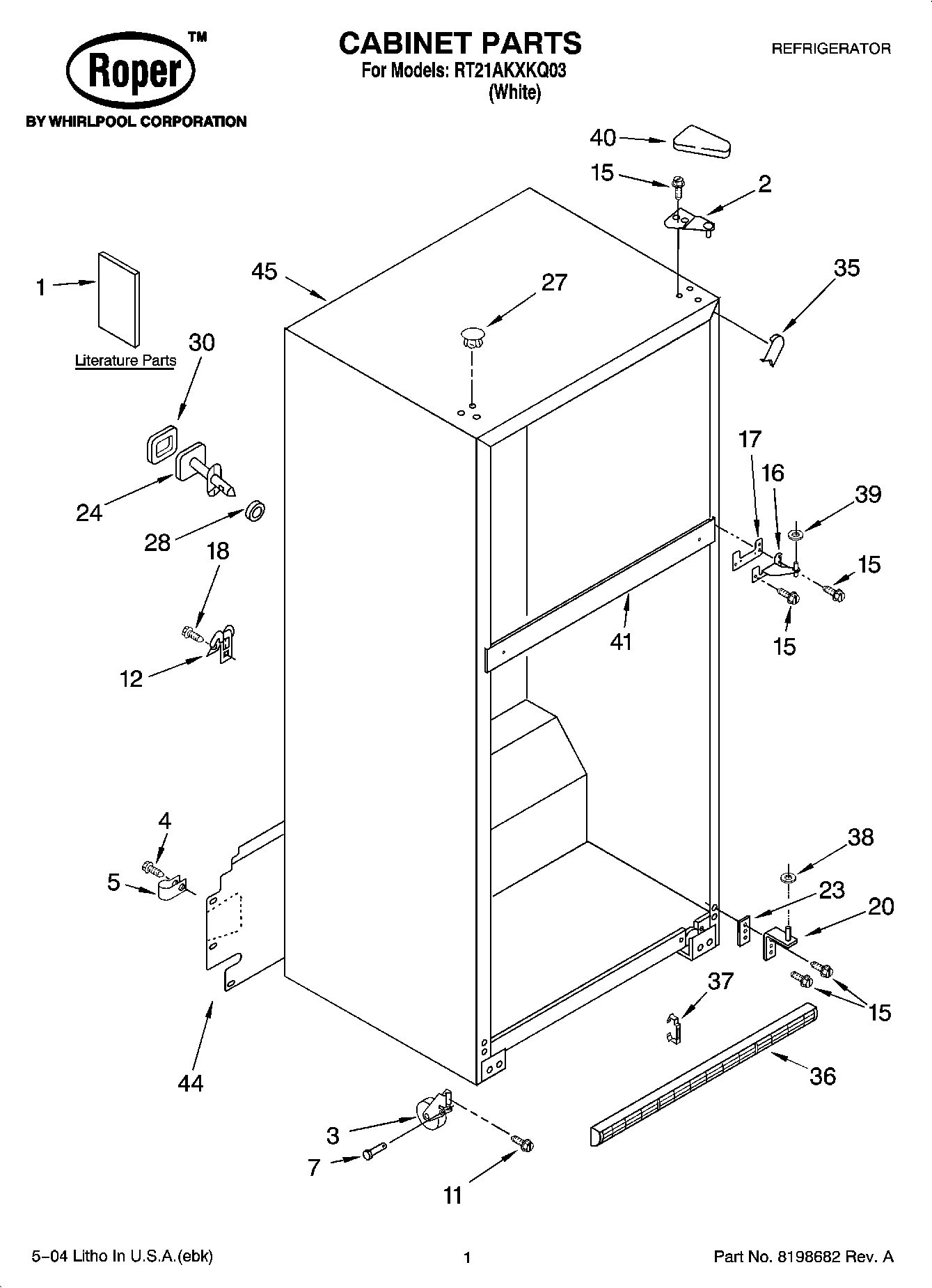 01 - CABINET PARTS