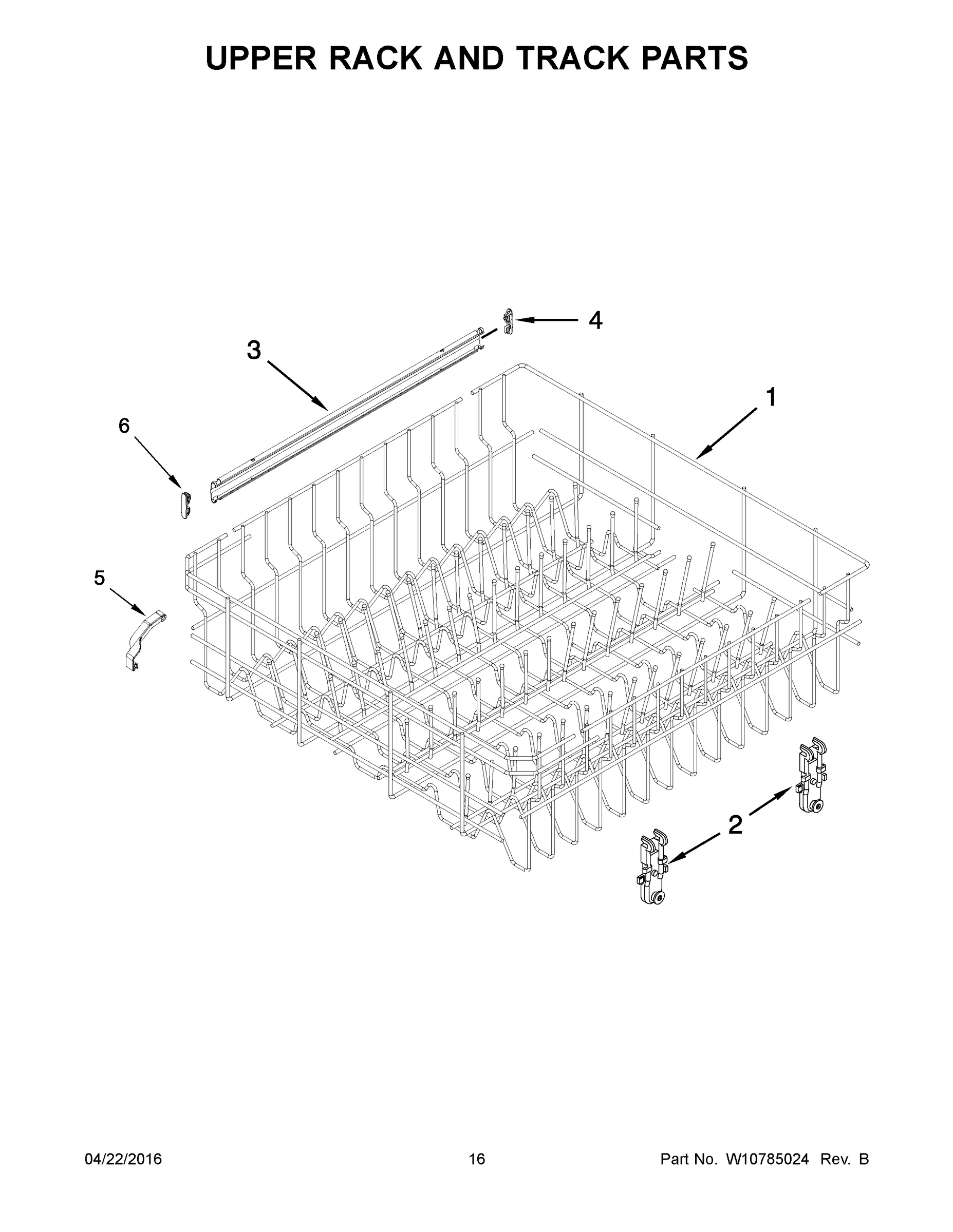 09 - UPPER RACK AND TRACK PARTS