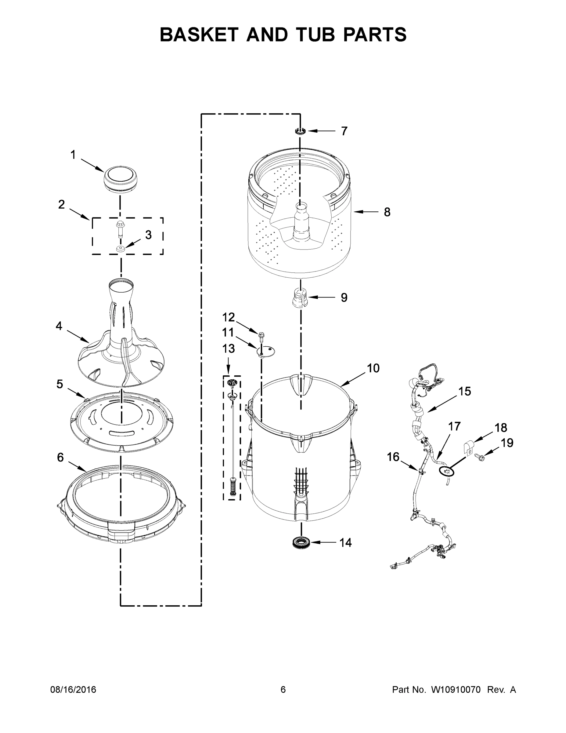 04 - BASKET AND TUB PARTS