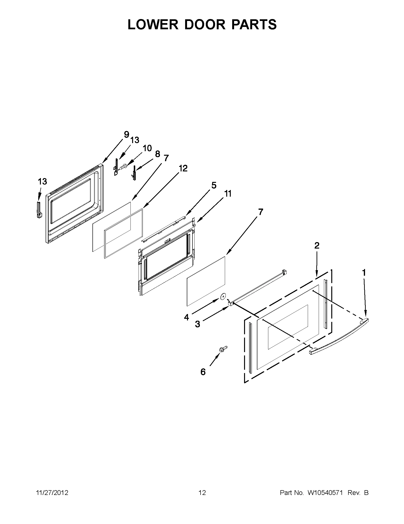 06 - LOWER DOOR PARTS