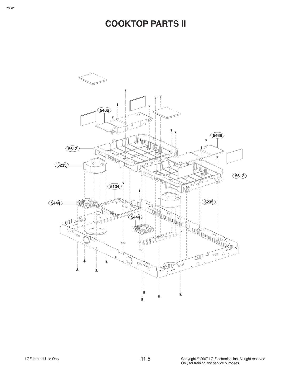 COOKTOP PARTS II