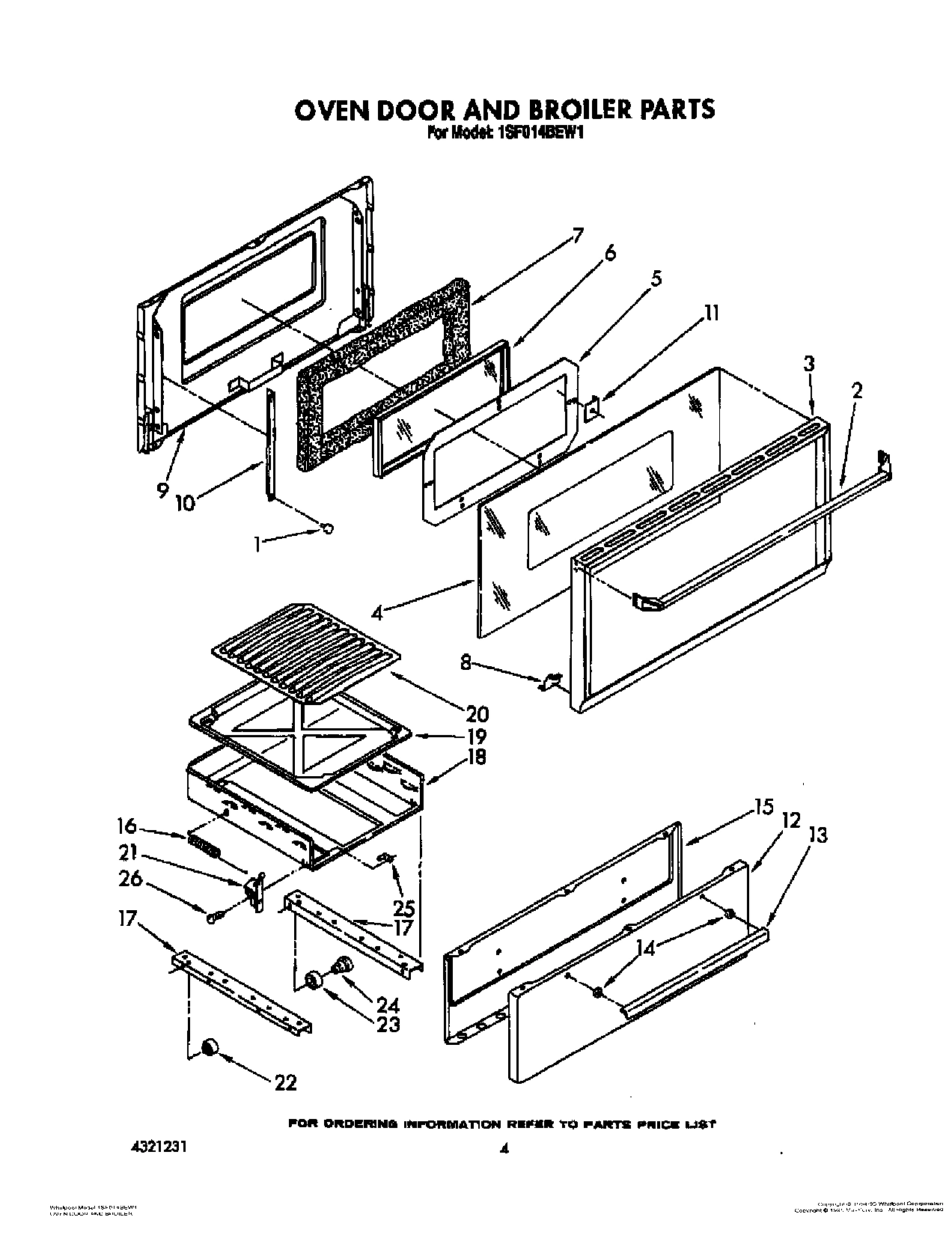 04 - OVEN DOOR AND BROILER